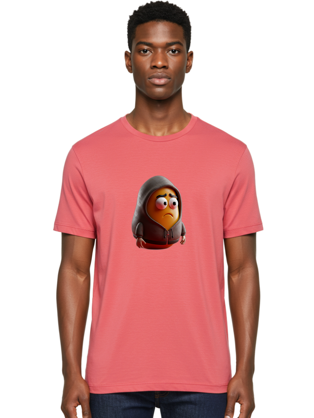 Sad-Emoji Men'S Graphic Tee, 100% Cotton, Comfortable Casual Summer Wear, Machine Washable, Vintage Camera, Old Camera, Antique Camera, Black Camera, Classic Photography, Photography Equipment, Nostalgic Device, Film Camera, Camera Art Bal275