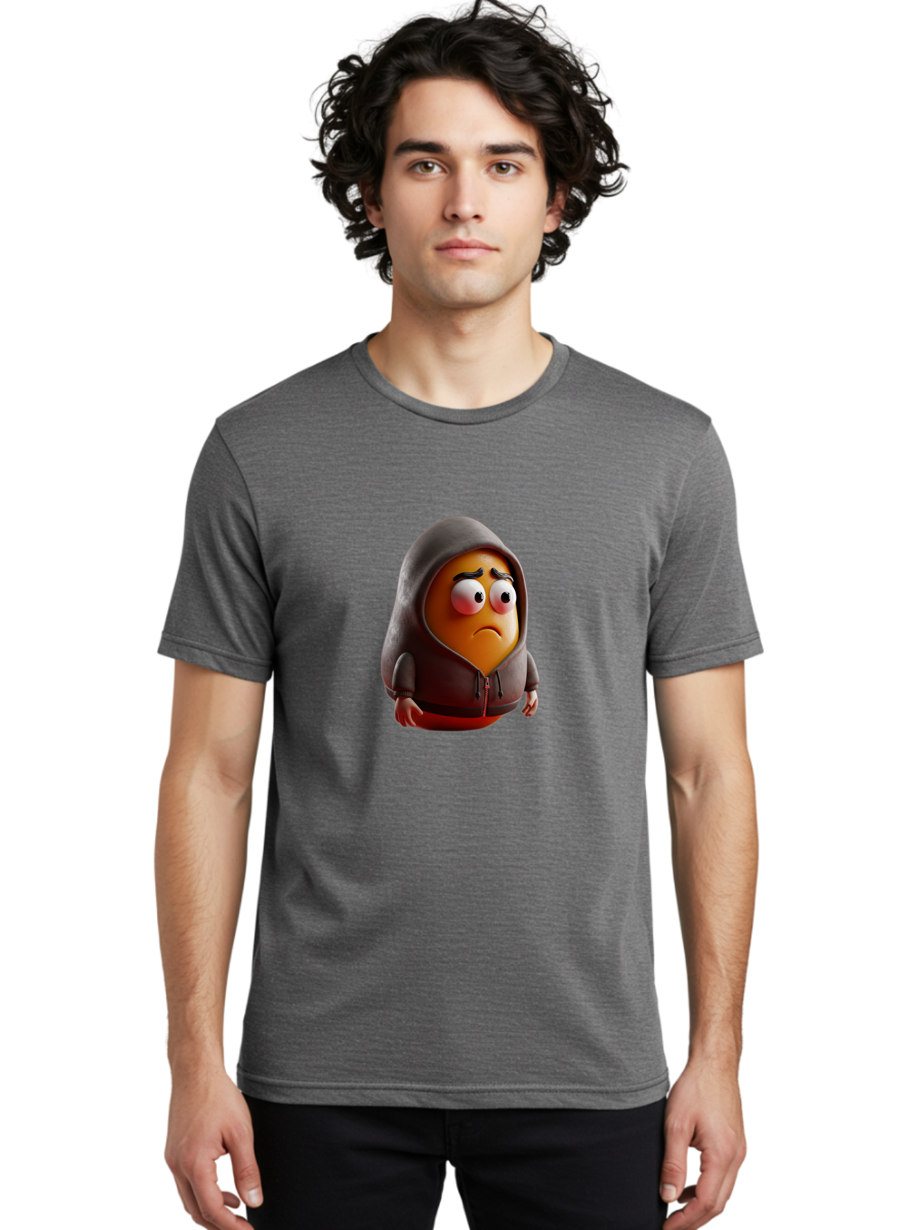 Sad-Emoji Men'S Graphic Tee, 100% Cotton, Comfortable Casual Summer Wear, Machine Washable, Vintage Camera, Old Camera, Antique Camera, Black Camera, Classic Photography, Photography Equipment, Nostalgic Device, Film Camera, Camera Art Bal275
