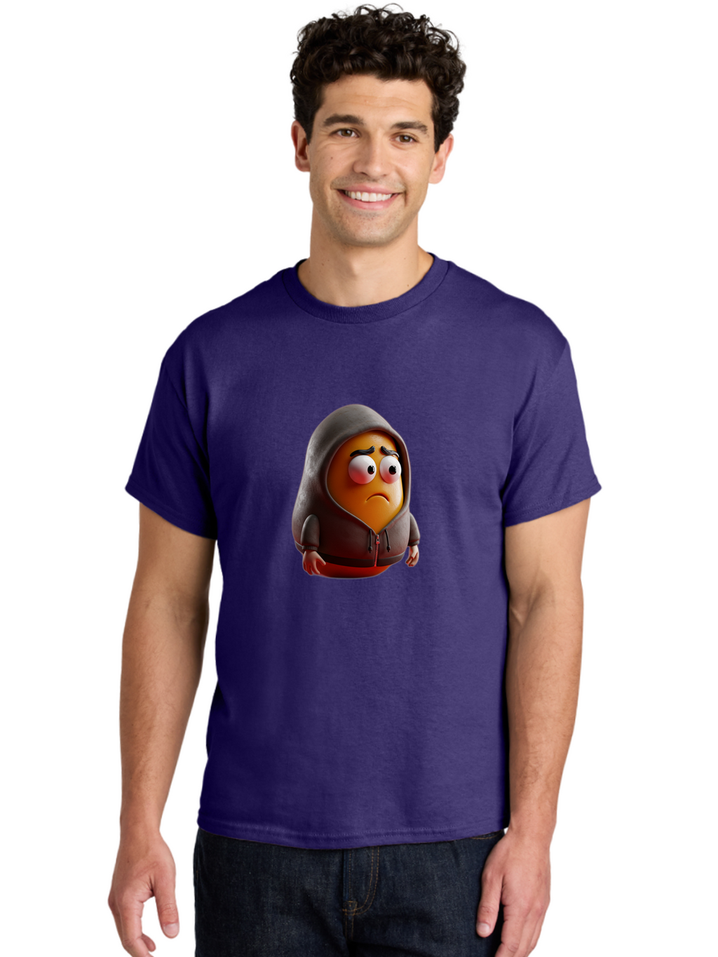 Sad-Emoji Men'S Graphic Tee, 100% Cotton, Comfortable Casual Summer Wear, Machine Washable, Vintage Camera, Old Camera, Antique Camera, Black Camera, Classic Photography, Photography Equipment, Nostalgic Device, Film Camera, Camera Art Bal275