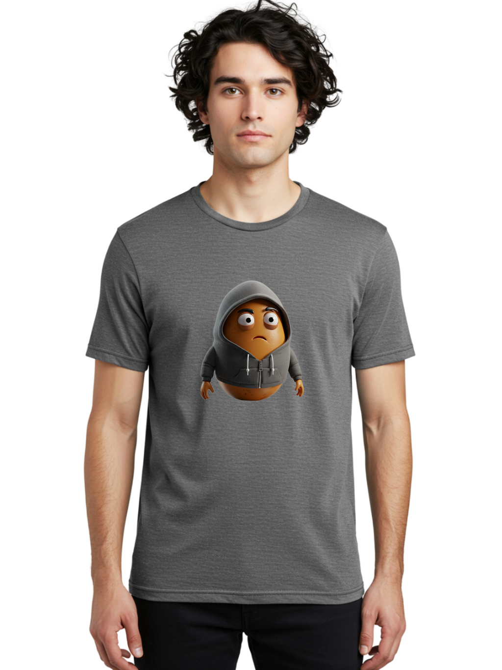 Sad-Potato Men'S Graphic Tee, 100% Cotton, Comfortable Casual Summer Wear, Machine Washable, Vintage Camera, Old Camera, Antique Camera, Black Camera, Classic Photography, Photography Equipment, Nostalgic Device, Film Camera, Camera Art Bal279