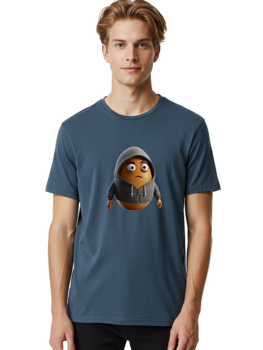 Sad-Potato Men'S Graphic Tee, 100% Cotton, Comfortable Casual Summer Wear, Machine Washable, Vintage Camera, Old Camera, Antique Camera, Black Camera, Classic Photography, Photography Equipment, Nostalgic Device, Film Camera, Camera Art Bal279