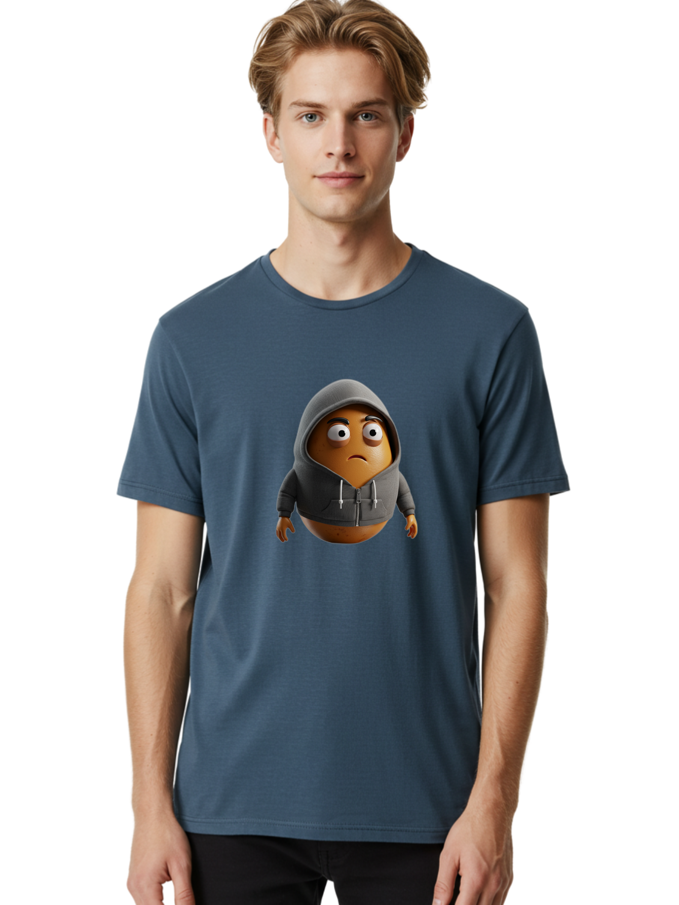 Sad-Potato Men'S Graphic Tee, 100% Cotton, Comfortable Casual Summer Wear, Machine Washable, Vintage Camera, Old Camera, Antique Camera, Black Camera, Classic Photography, Photography Equipment, Nostalgic Device, Film Camera, Camera Art Bal279
