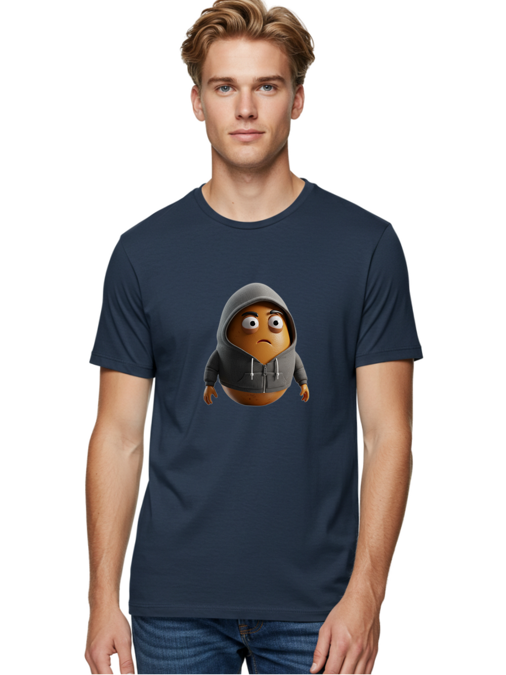 Sad-Potato Men'S Graphic Tee, 100% Cotton, Comfortable Casual Summer Wear, Machine Washable, Vintage Camera, Old Camera, Antique Camera, Black Camera, Classic Photography, Photography Equipment, Nostalgic Device, Film Camera, Camera Art Bal279
