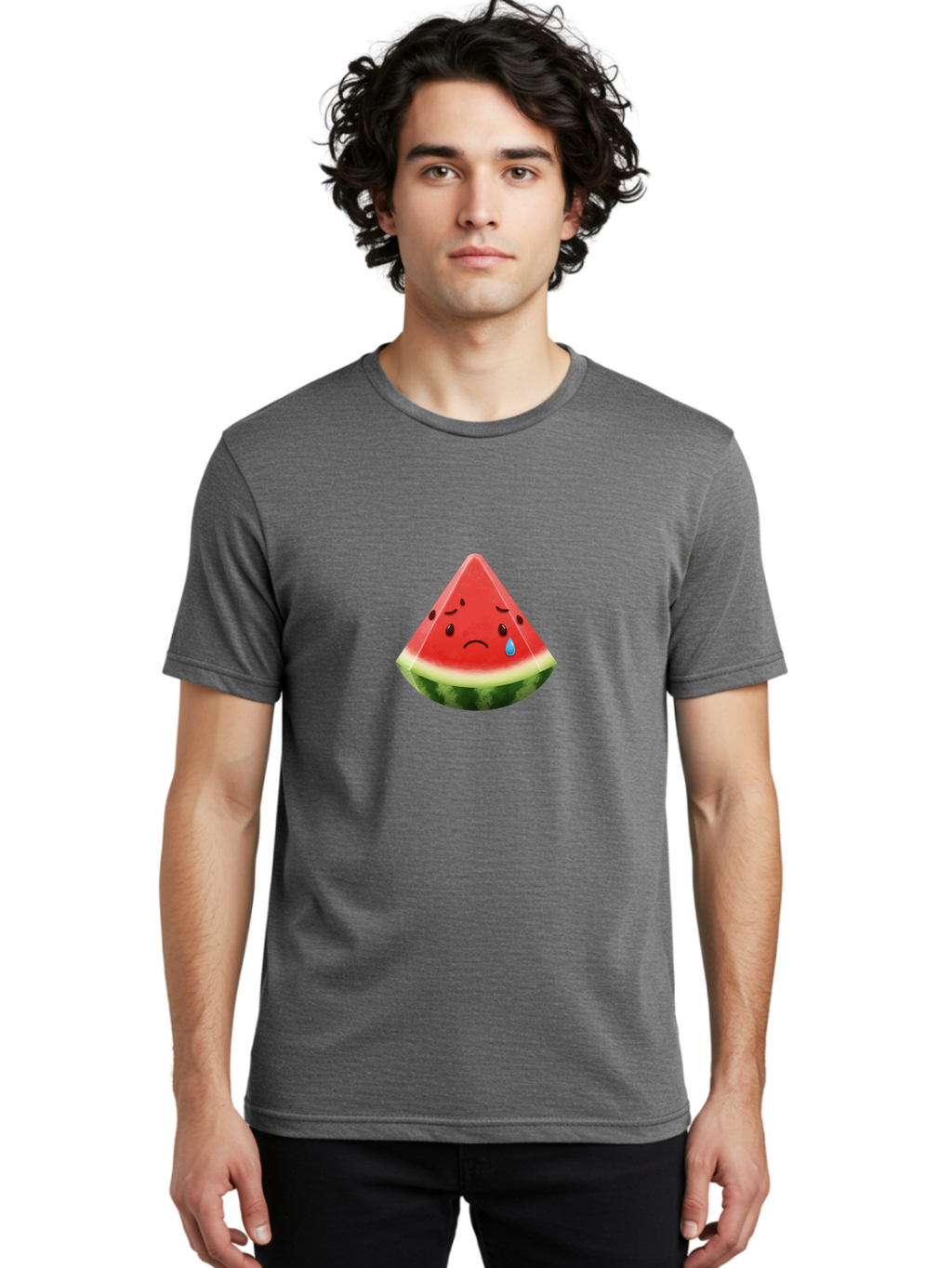 Sad-Watermelon Men'S Graphic Tee, 100% Cotton, Comfortable Casual Summer Wear, Machine Washable, Vintage Camera, Old Camera, Antique Camera, Black Camera, Classic Photography, Photography Equipment, Nostalgic Device, Film Camera, Camera Art Bal280