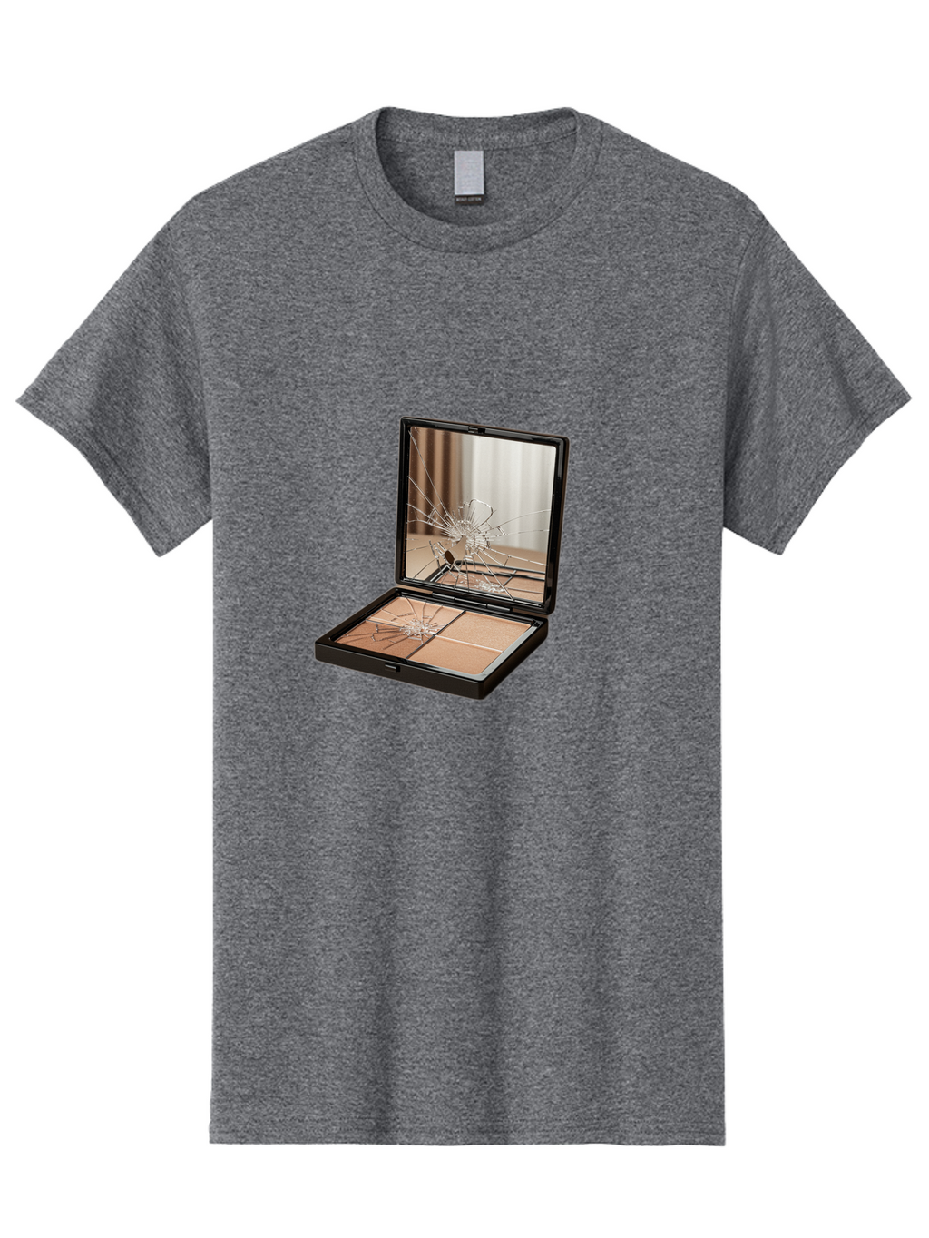 Shattered-Eyeshadow-Compact Men'S Graphic Tee, 100% Cotton, Comfortable Casual Summer Wear, Machine Washable, Vintage Camera, Old Camera, Antique Camera, Black Camera, Classic Photography, Photography Equipment, Nostalgic Device, Film Camera, Bal289