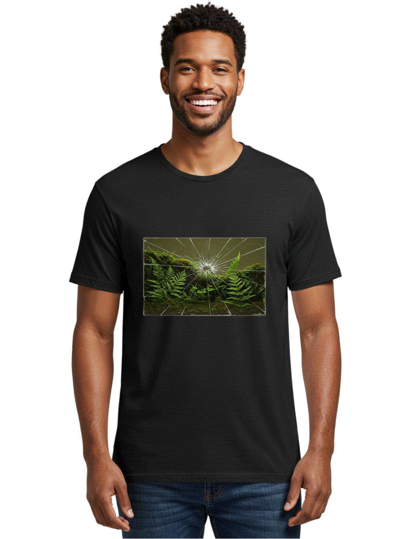 Shattered-Ferns Men'S Graphic Tee, 100% Cotton, Comfortable Casual Summer Wear, Machine Washable, Vintage Camera, Old Camera, Antique Camera, Black Camera, Classic Photography, Photography Equipment, Nostalgic Device, Film Camera, Camera Art Bal290