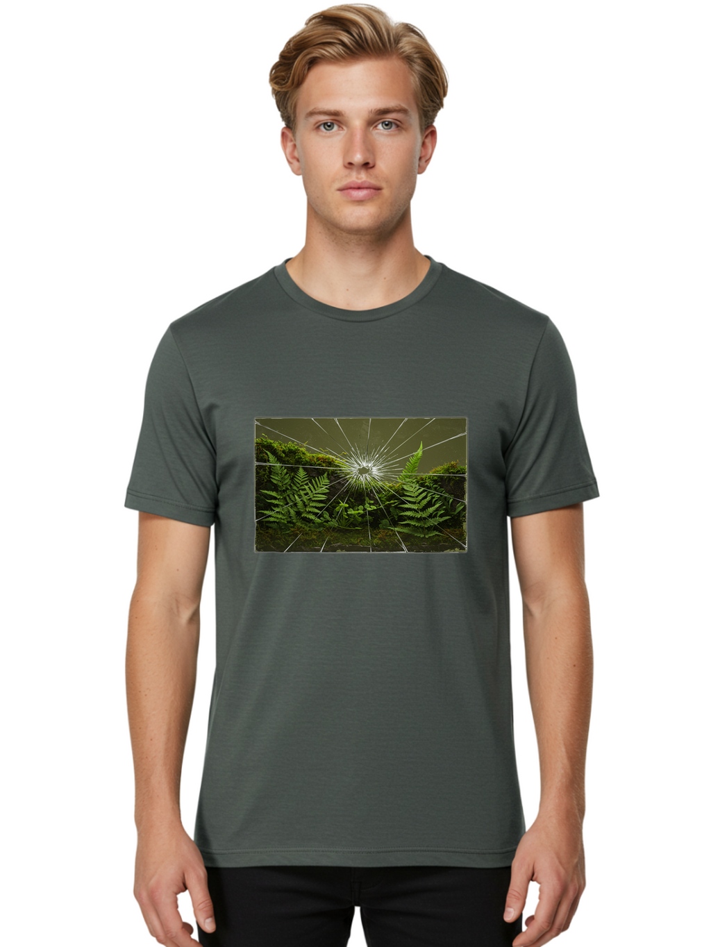 Shattered-Ferns Men'S Graphic Tee, 100% Cotton, Comfortable Casual Summer Wear, Machine Washable, Vintage Camera, Old Camera, Antique Camera, Black Camera, Classic Photography, Photography Equipment, Nostalgic Device, Film Camera, Camera Art Bal290