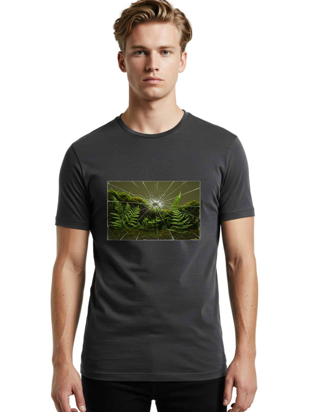 Shattered-Ferns Men'S Graphic Tee, 100% Cotton, Comfortable Casual Summer Wear, Machine Washable, Vintage Camera, Old Camera, Antique Camera, Black Camera, Classic Photography, Photography Equipment, Nostalgic Device, Film Camera, Camera Art Bal290
