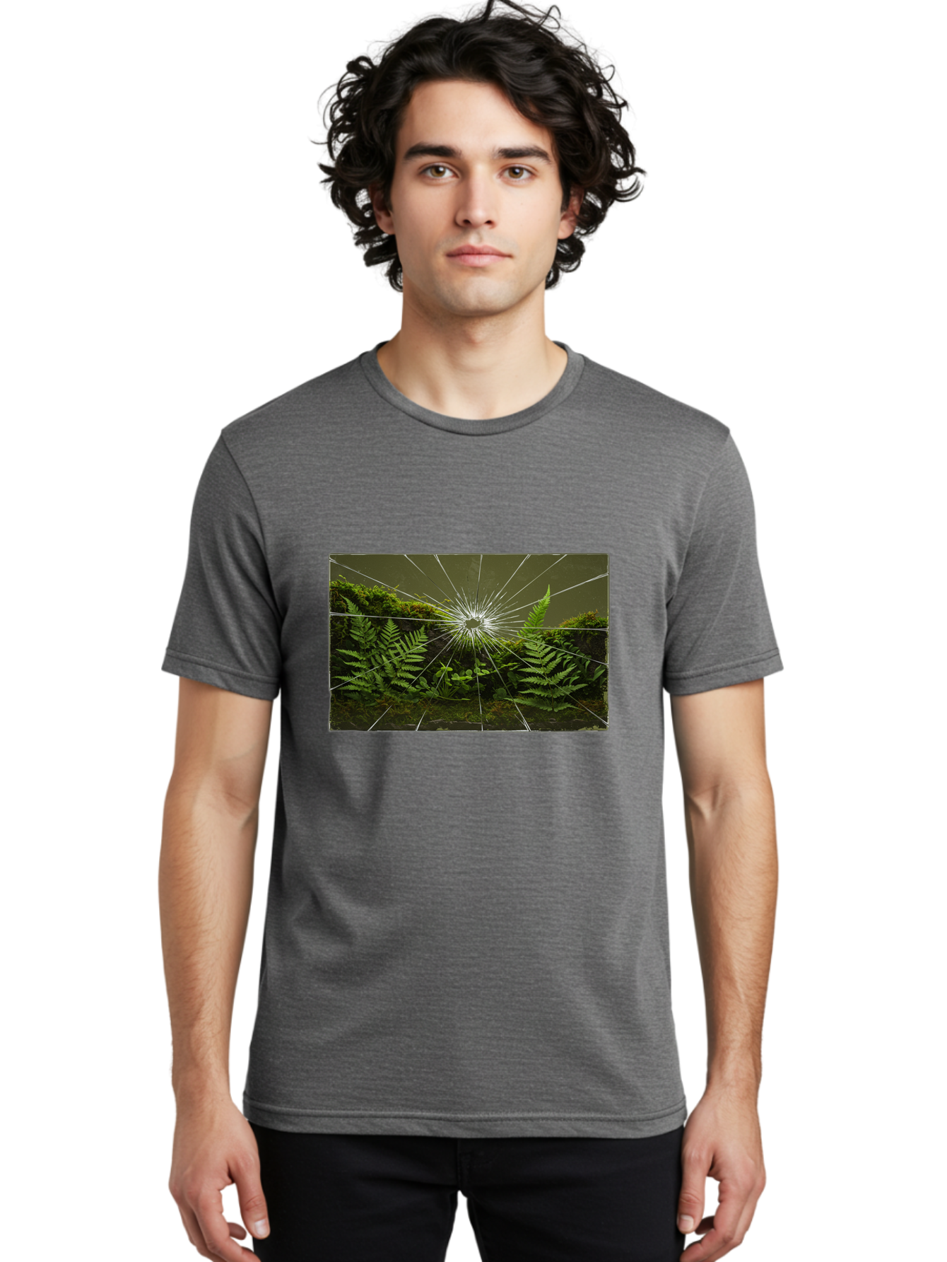 Shattered-Ferns Men'S Graphic Tee, 100% Cotton, Comfortable Casual Summer Wear, Machine Washable, Vintage Camera, Old Camera, Antique Camera, Black Camera, Classic Photography, Photography Equipment, Nostalgic Device, Film Camera, Camera Art Bal290