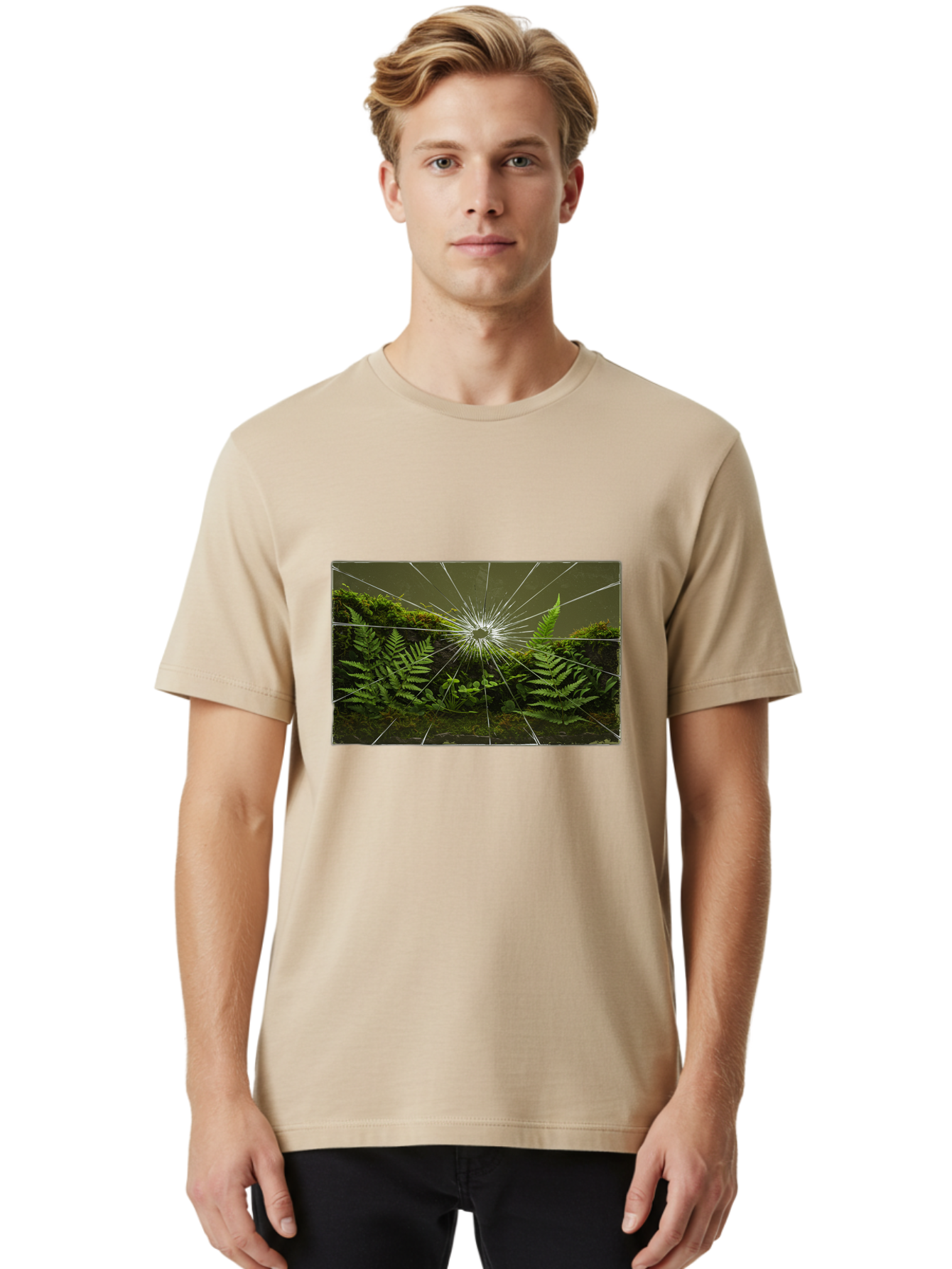 Shattered-Ferns Men'S Graphic Tee, 100% Cotton, Comfortable Casual Summer Wear, Machine Washable, Vintage Camera, Old Camera, Antique Camera, Black Camera, Classic Photography, Photography Equipment, Nostalgic Device, Film Camera, Camera Art Bal290