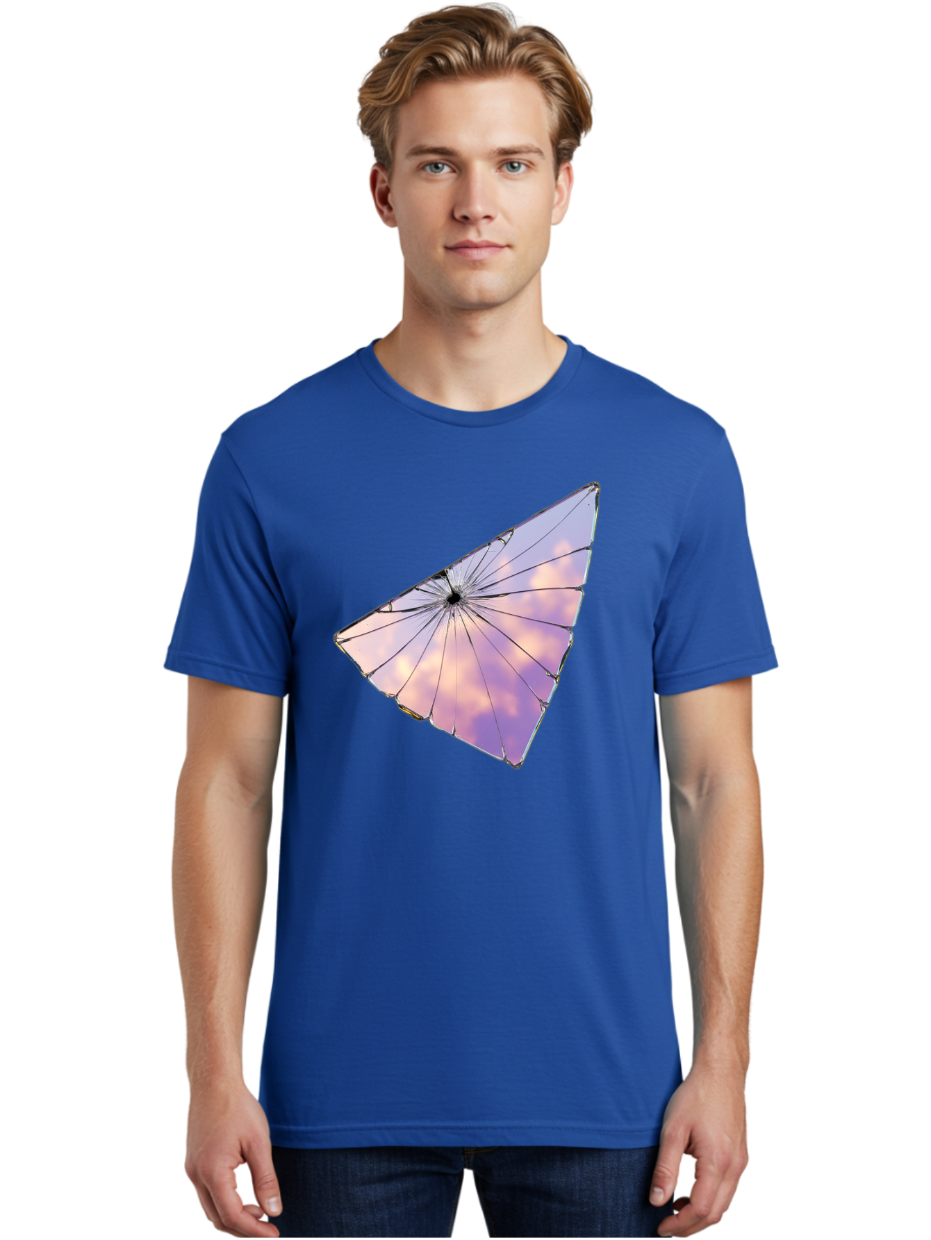 Shattered-Glass-2 Men'S Graphic Tee, 100% Cotton, Comfortable Casual Summer Wear, Machine Washable, Vintage Camera, Old Camera, Antique Camera, Black Camera, Classic Photography, Photography Equipment, Nostalgic Device, Film Camera, Camera Art Bal292