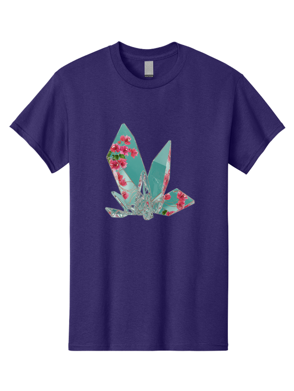 Shattered-Glass-With-Flowers Men'S Graphic Tee, 100% Cotton, Comfortable Casual Summer Wear, Machine Washable, Vintage Camera, Old Camera, Antique Camera, Black Camera, Classic Photography, Photography Equipment, Nostalgic Device, Film Camera, Bal293