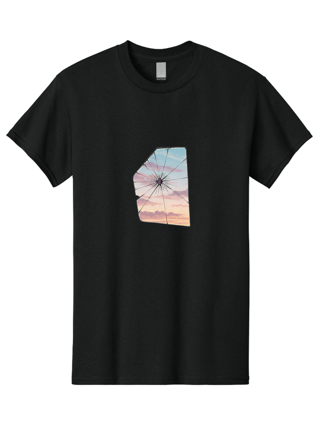Shattered-Glass Men'S Graphic Tee, 100% Cotton, Comfortable Casual Summer Wear, Machine Washable, Vintage Camera, Old Camera, Antique Camera, Black Camera, Classic Photography, Photography Equipment, Nostalgic Device, Film Camera, Camera Art Bal294