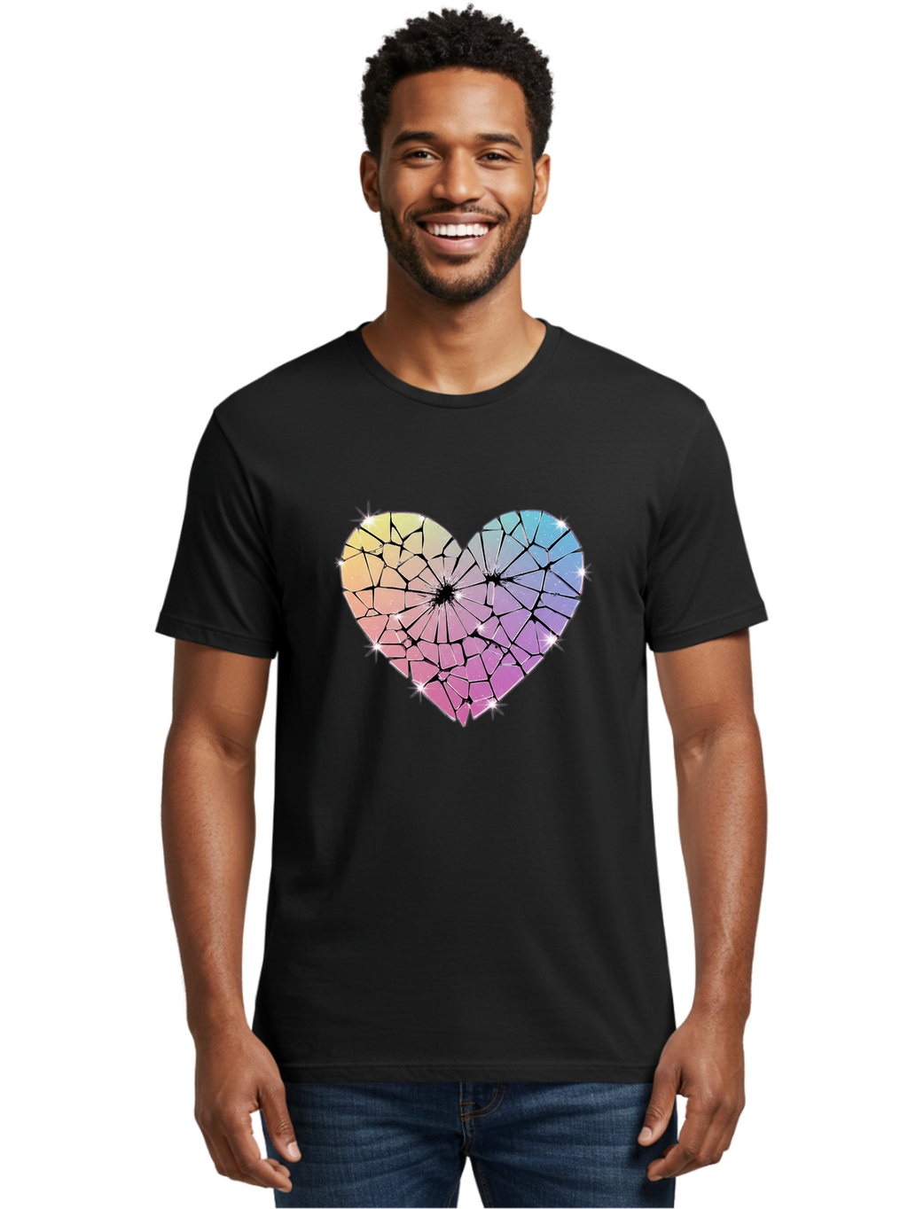 Shattered-Heart Men'S Graphic Tee, 100% Cotton, Comfortable Casual Summer Wear, Machine Washable, Vintage Camera, Old Camera, Antique Camera, Black Camera, Classic Photography, Photography Equipment, Nostalgic Device, Film Camera, Camera Art Bal296