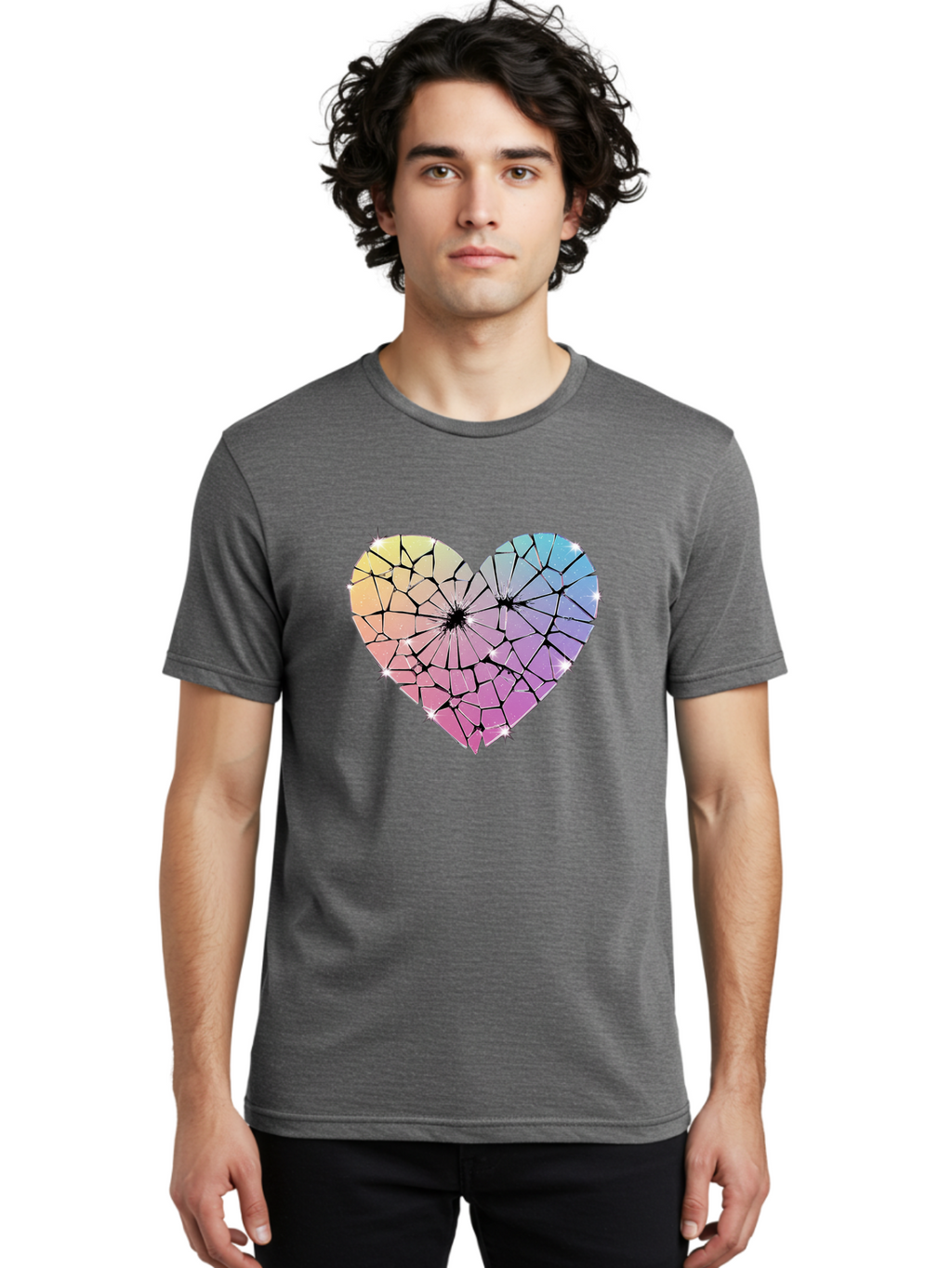 Shattered-Heart Men'S Graphic Tee, 100% Cotton, Comfortable Casual Summer Wear, Machine Washable, Vintage Camera, Old Camera, Antique Camera, Black Camera, Classic Photography, Photography Equipment, Nostalgic Device, Film Camera, Camera Art Bal296
