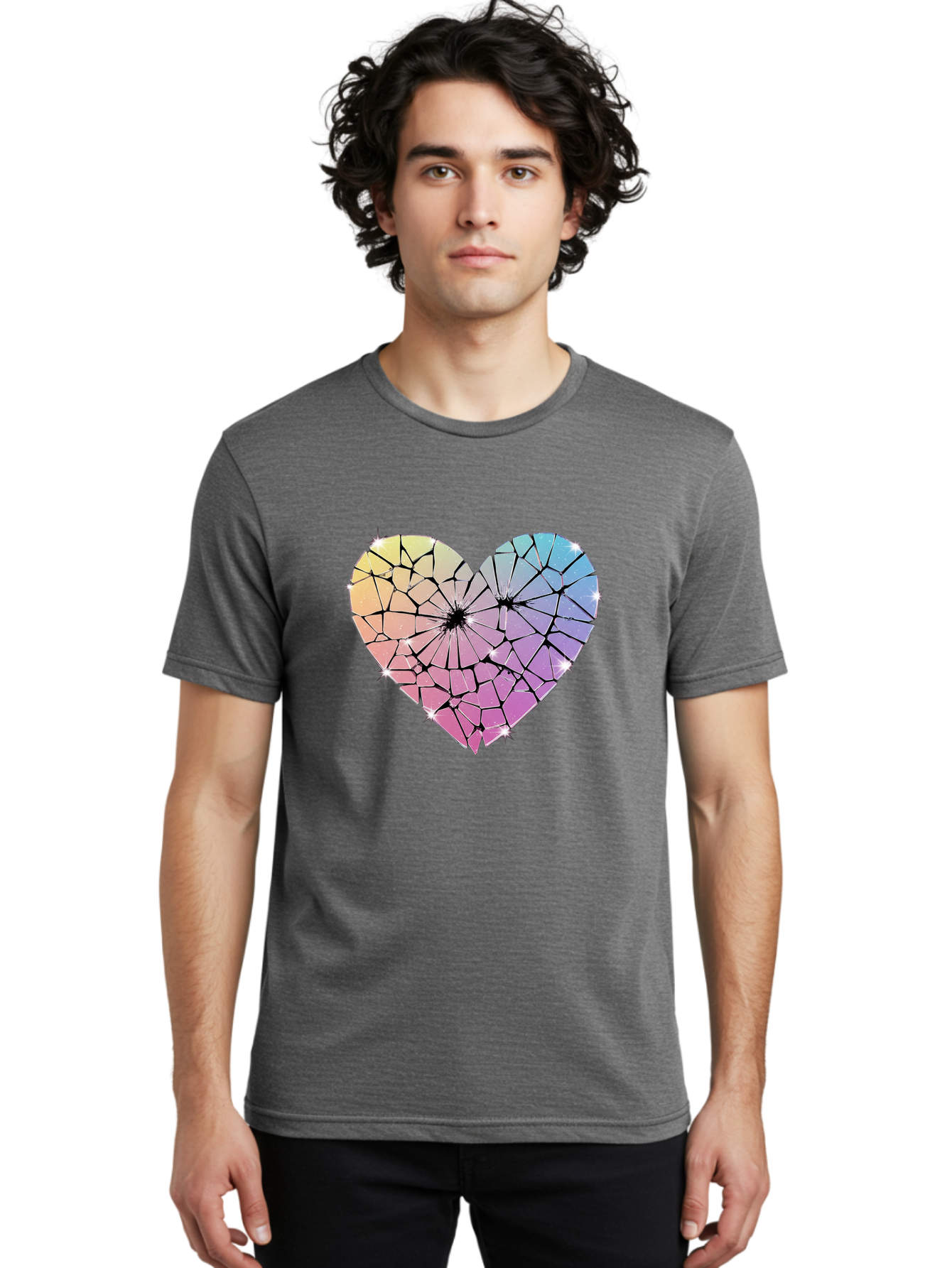 Shattered-Heart Men'S Graphic Tee, 100% Cotton, Comfortable Casual Summer Wear, Machine Washable, Vintage Camera, Old Camera, Antique Camera, Black Camera, Classic Photography, Photography Equipment, Nostalgic Device, Film Camera, Camera Art Bal296
