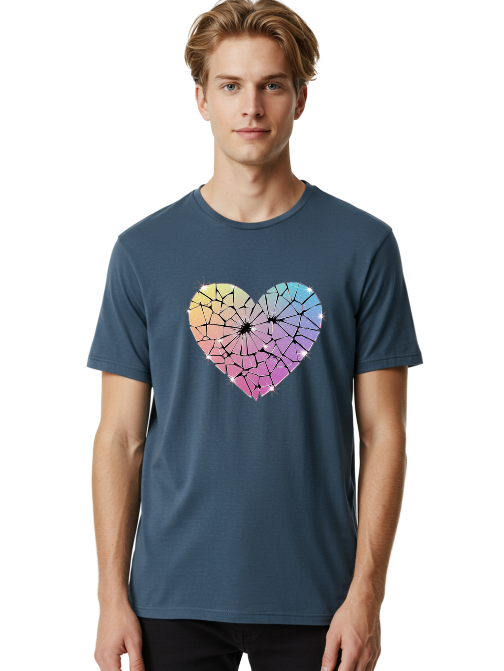 Shattered-Heart Men'S Graphic Tee, 100% Cotton, Comfortable Casual Summer Wear, Machine Washable, Vintage Camera, Old Camera, Antique Camera, Black Camera, Classic Photography, Photography Equipment, Nostalgic Device, Film Camera, Camera Art Bal296