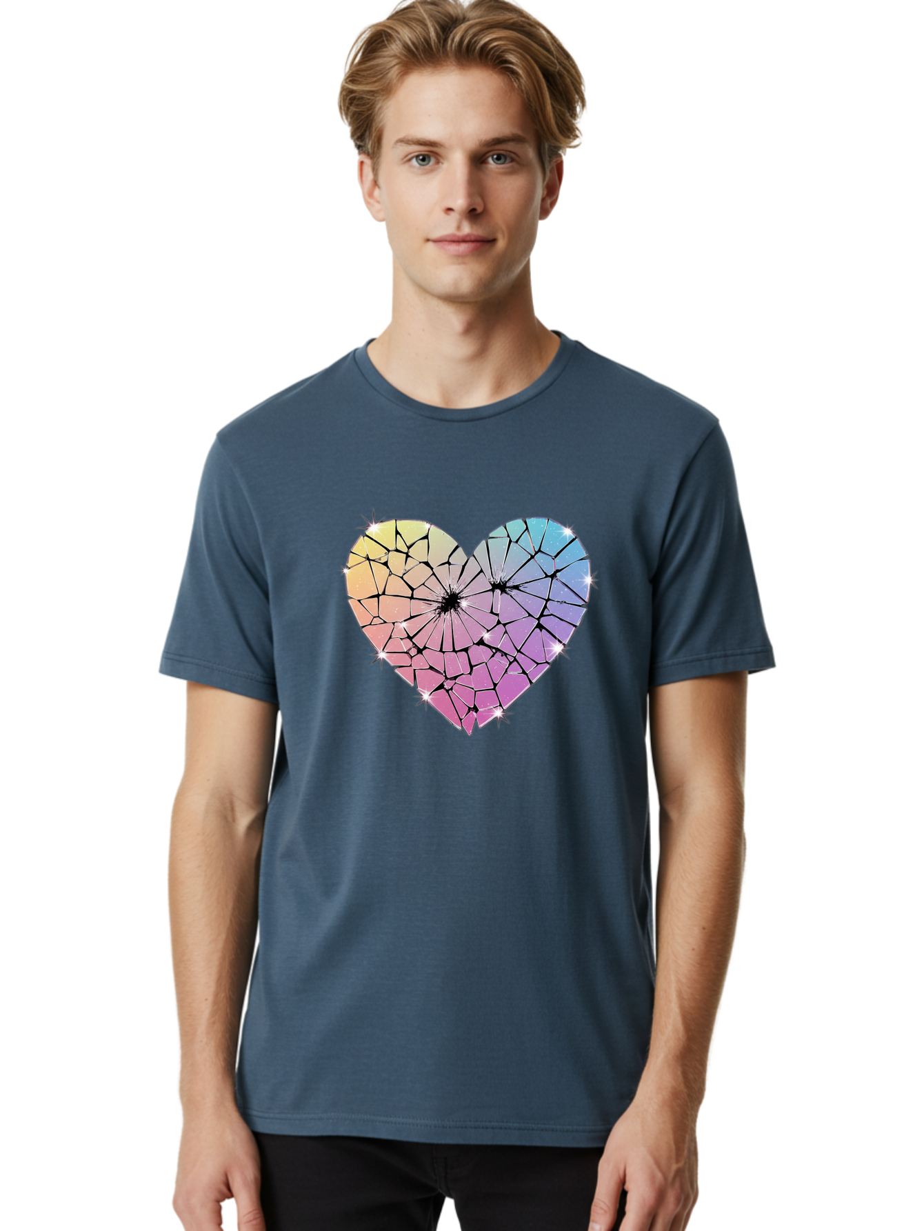 Shattered-Heart Men'S Graphic Tee, 100% Cotton, Comfortable Casual Summer Wear, Machine Washable, Vintage Camera, Old Camera, Antique Camera, Black Camera, Classic Photography, Photography Equipment, Nostalgic Device, Film Camera, Camera Art Bal296