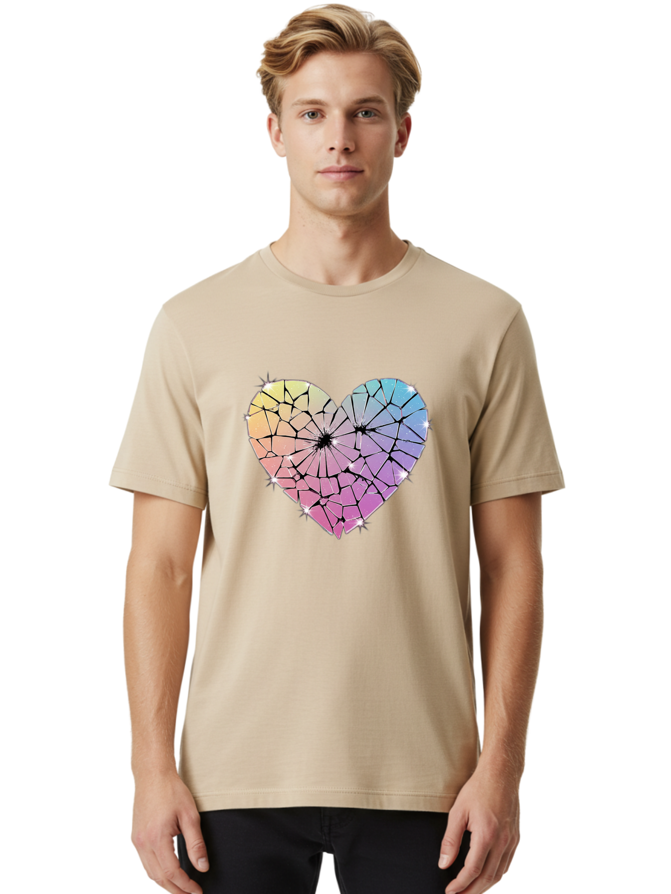 Shattered-Heart Men'S Graphic Tee, 100% Cotton, Comfortable Casual Summer Wear, Machine Washable, Vintage Camera, Old Camera, Antique Camera, Black Camera, Classic Photography, Photography Equipment, Nostalgic Device, Film Camera, Camera Art Bal296