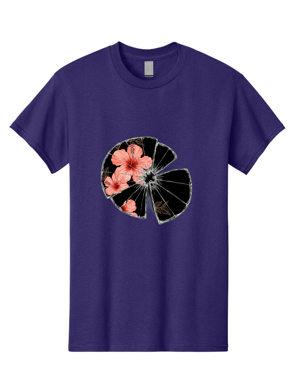 Shattered-Hibiscus Men'S Graphic Tee, 100% Cotton, Comfortable Casual Summer Wear, Machine Washable, Vintage Camera, Old Camera, Antique Camera, Black Camera, Classic Photography, Photography Equipment, Nostalgic Device, Film Camera, Bal297