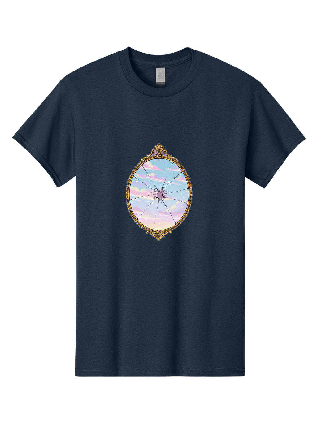 Shattered-Mirror-Sky Men'S Graphic Tee, 100% Cotton, Comfortable Casual Summer Wear, Machine Washable, Vintage Camera, Old Camera, Antique Camera, Black Camera, Classic Photography, Photography Equipment, Nostalgic Device, Film Camera, Bal300