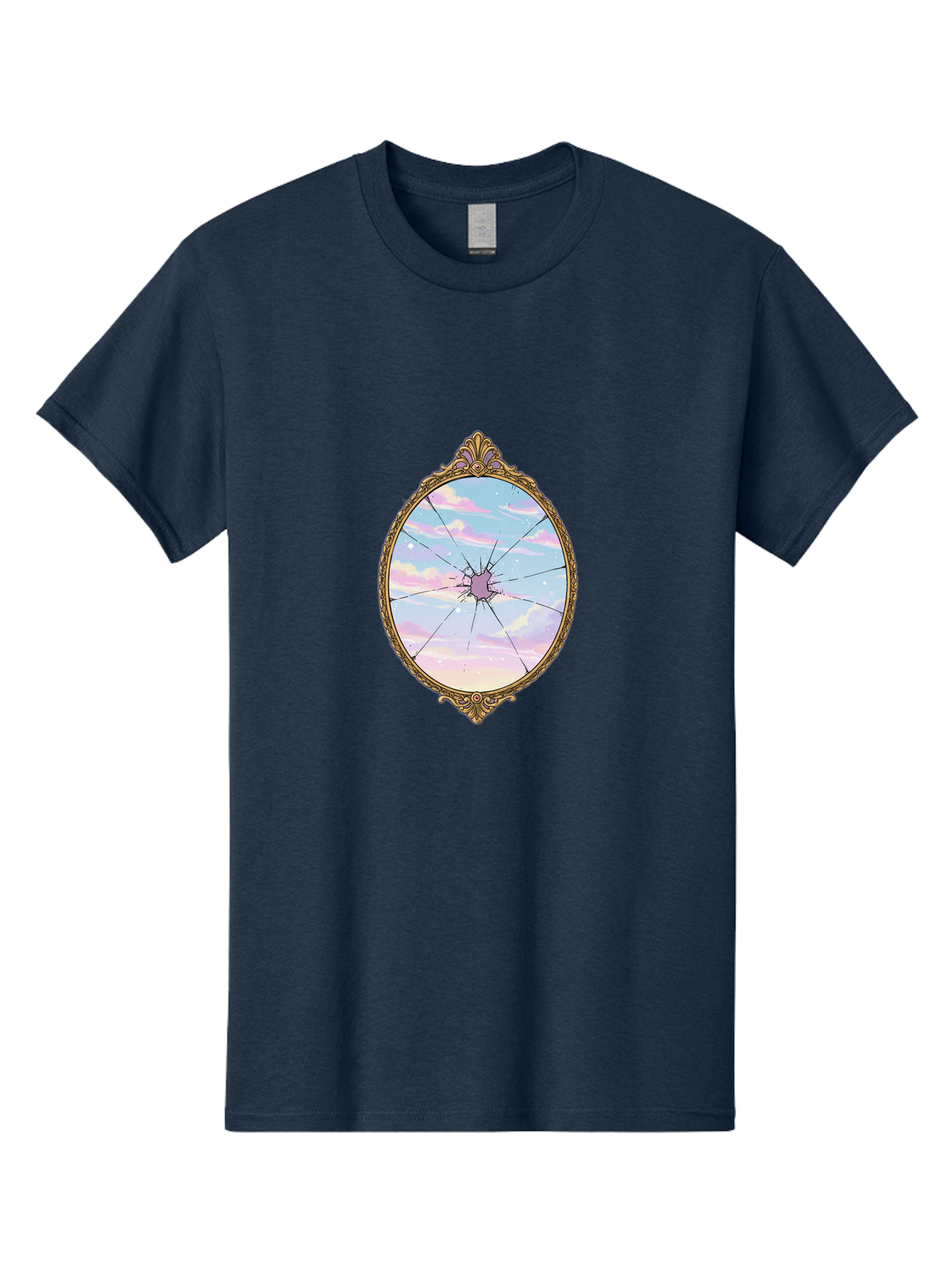 Shattered-Mirror-Sky Men'S Graphic Tee, 100% Cotton, Comfortable Casual Summer Wear, Machine Washable, Vintage Camera, Old Camera, Antique Camera, Black Camera, Classic Photography, Photography Equipment, Nostalgic Device, Film Camera, Bal300