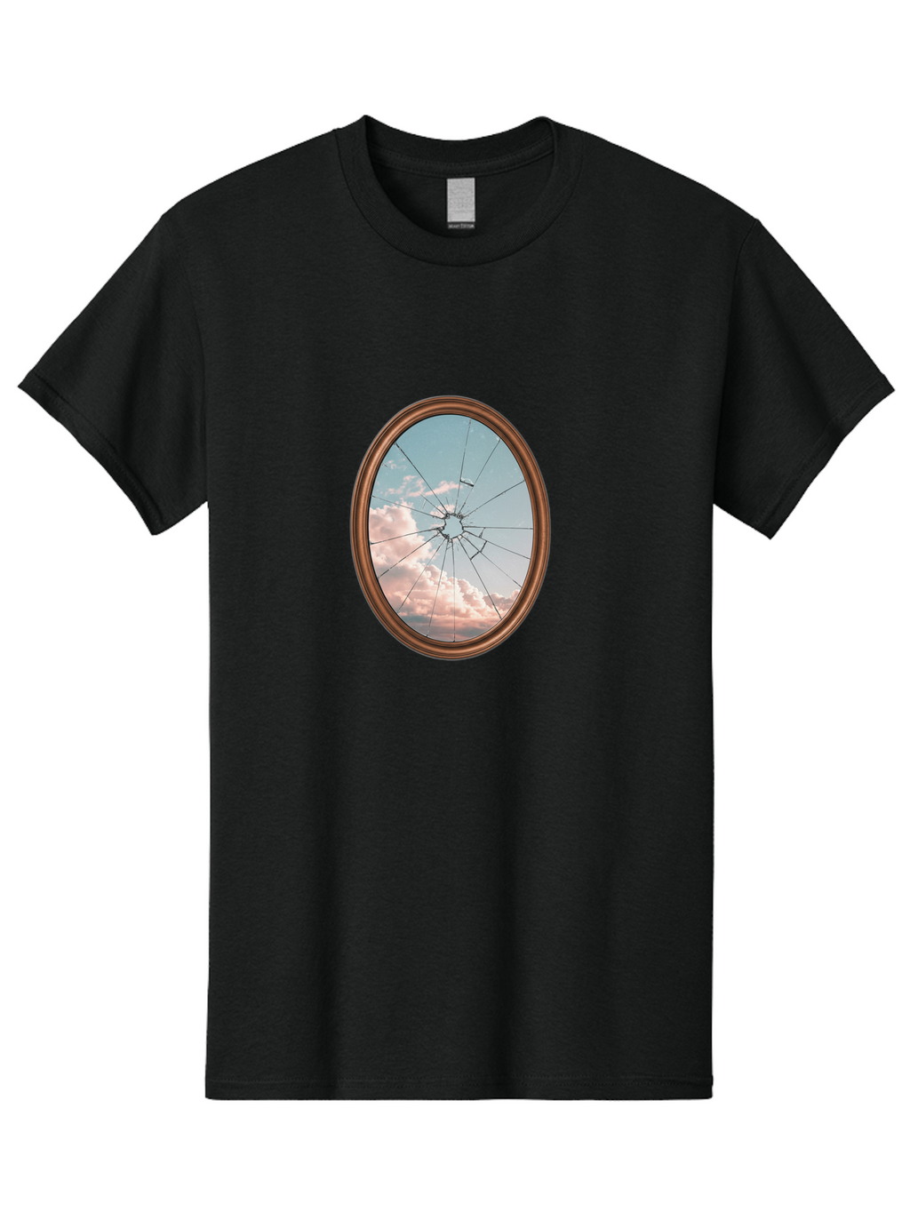 Shattered-Mirror Men'S Graphic Tee, 100% Cotton, Comfortable Casual Summer Wear, Machine Washable, Vintage Camera, Old Camera, Antique Camera, Black Camera, Classic Photography, Photography Equipment, Nostalgic Device, Film Camera, Camera Art Bal301