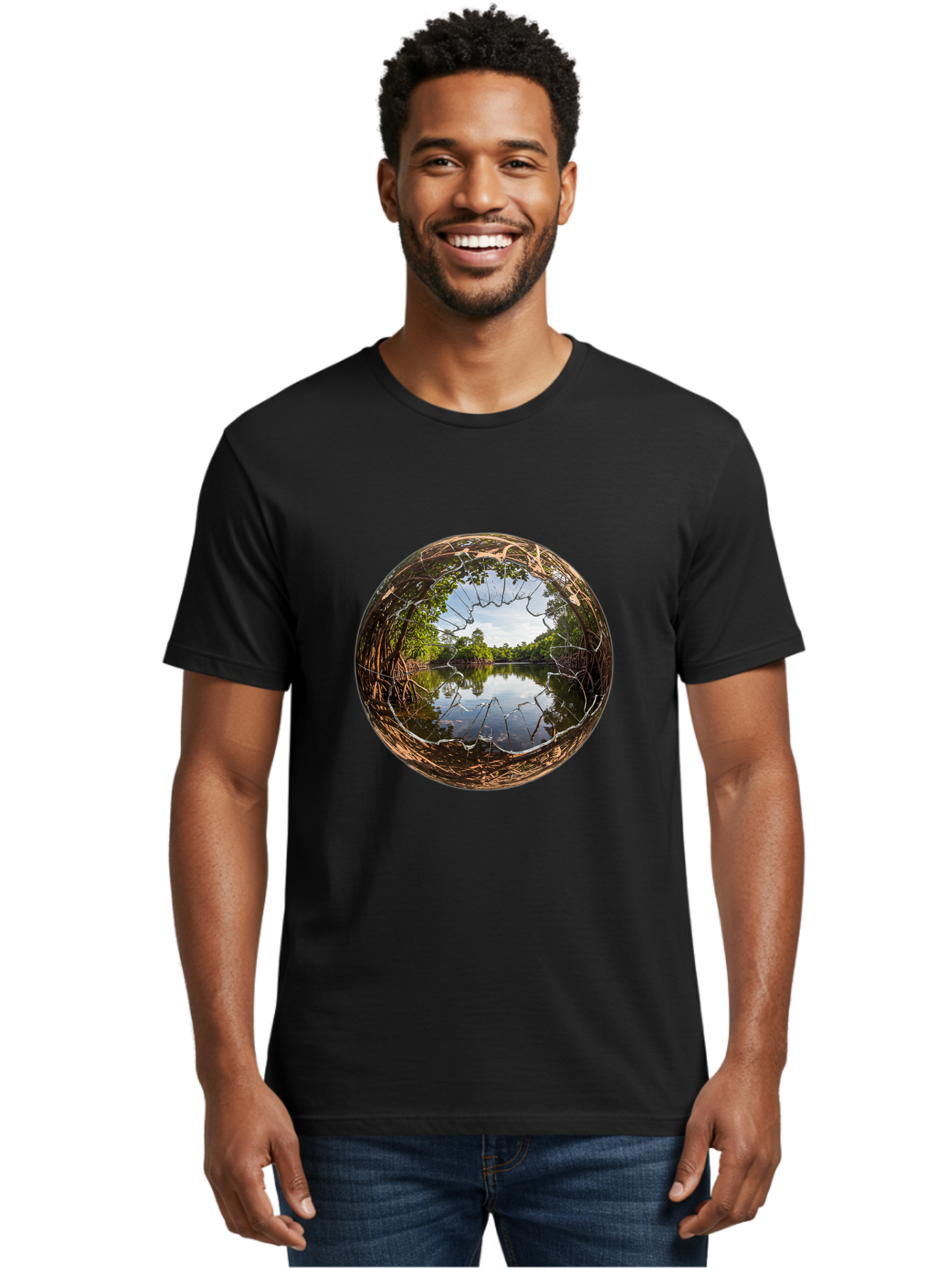 Shattered-Orb Men'S Graphic Tee, 100% Cotton, Comfortable Casual Summer Wear, Machine Washable, Vintage Camera, Old Camera, Antique Camera, Black Camera, Classic Photography, Photography Equipment, Nostalgic Device, Film Camera, Camera Art Bal302