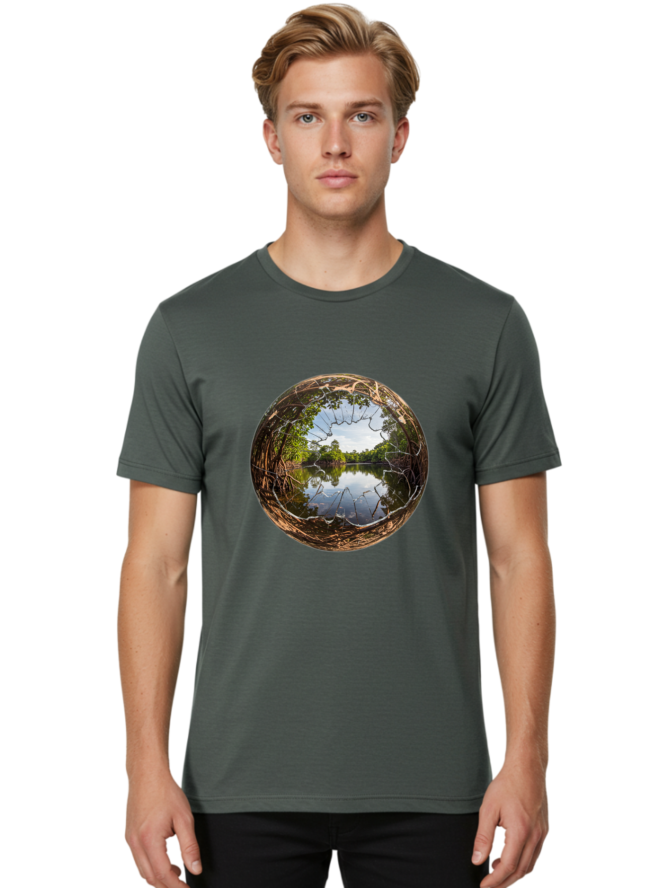 Shattered-Orb Men'S Graphic Tee, 100% Cotton, Comfortable Casual Summer Wear, Machine Washable, Vintage Camera, Old Camera, Antique Camera, Black Camera, Classic Photography, Photography Equipment, Nostalgic Device, Film Camera, Camera Art Bal302