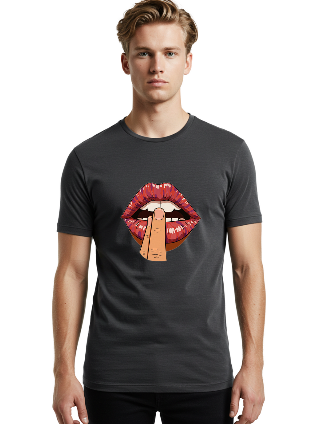 Shh-Lips Men'S Graphic Tee, 100% Cotton, Comfortable Casual Summer Wear, Machine Washable, Vintage Camera, Old Camera, Antique Camera, Black Camera, Classic Photography, Photography Equipment, Nostalgic Device, Film Camera, Camera Art Bal305