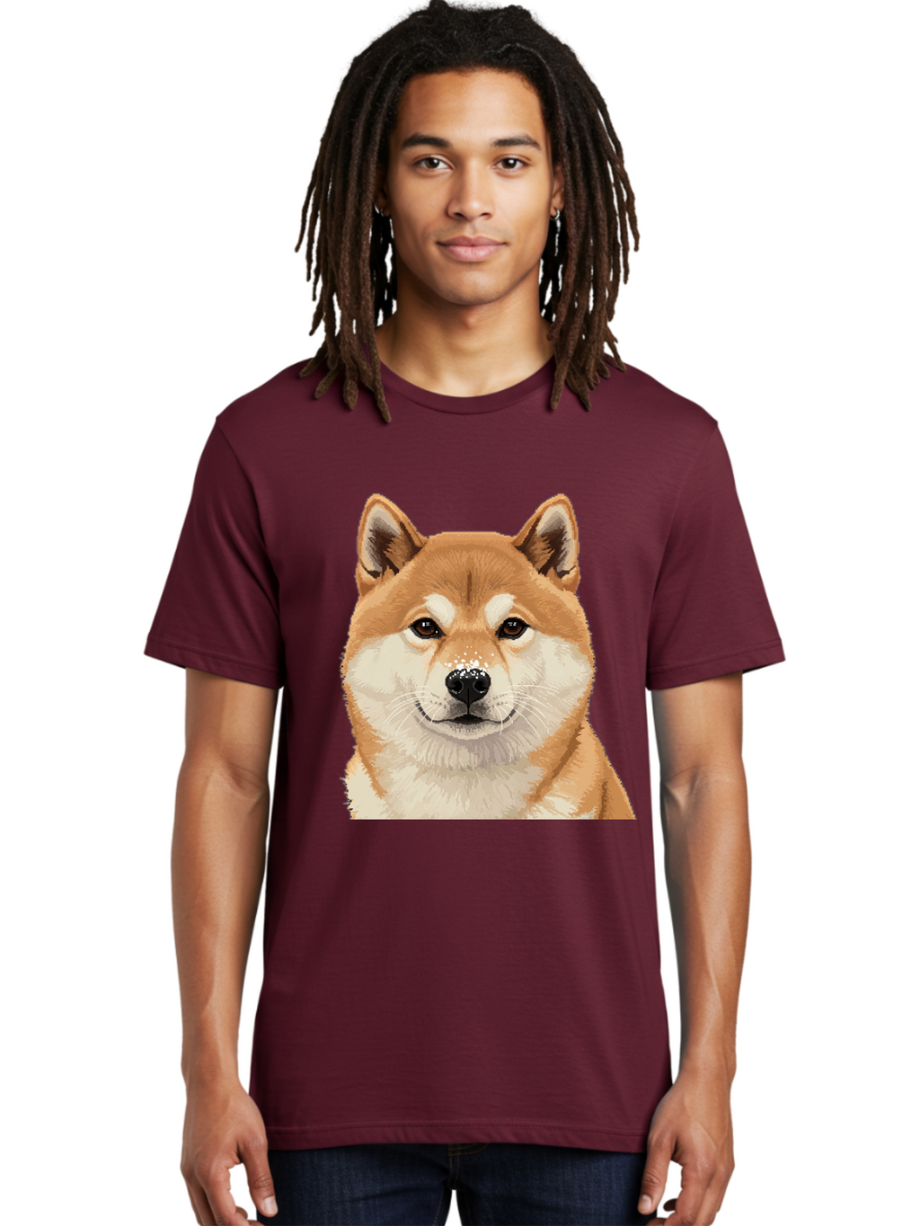 Shiba-Inu-Dog Men'S Graphic Tee, 100% Cotton, Comfortable Casual Summer Wear, Machine Washable, Vintage Camera, Old Camera, Antique Camera, Black Camera, Classic Photography, Photography Equipment, Nostalgic Device, Film Camera, Camera Art Bal306