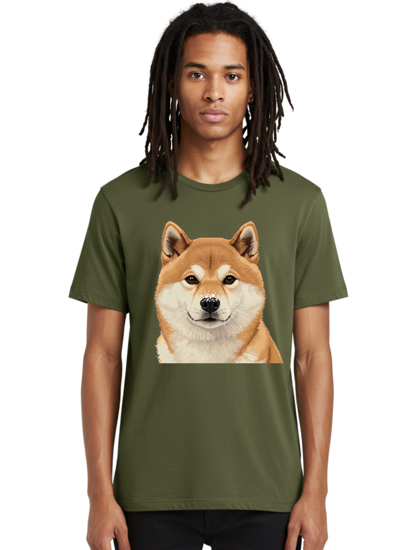 Shiba-Inu-Dog Men'S Graphic Tee, 100% Cotton, Comfortable Casual Summer Wear, Machine Washable, Vintage Camera, Old Camera, Antique Camera, Black Camera, Classic Photography, Photography Equipment, Nostalgic Device, Film Camera, Camera Art Bal306