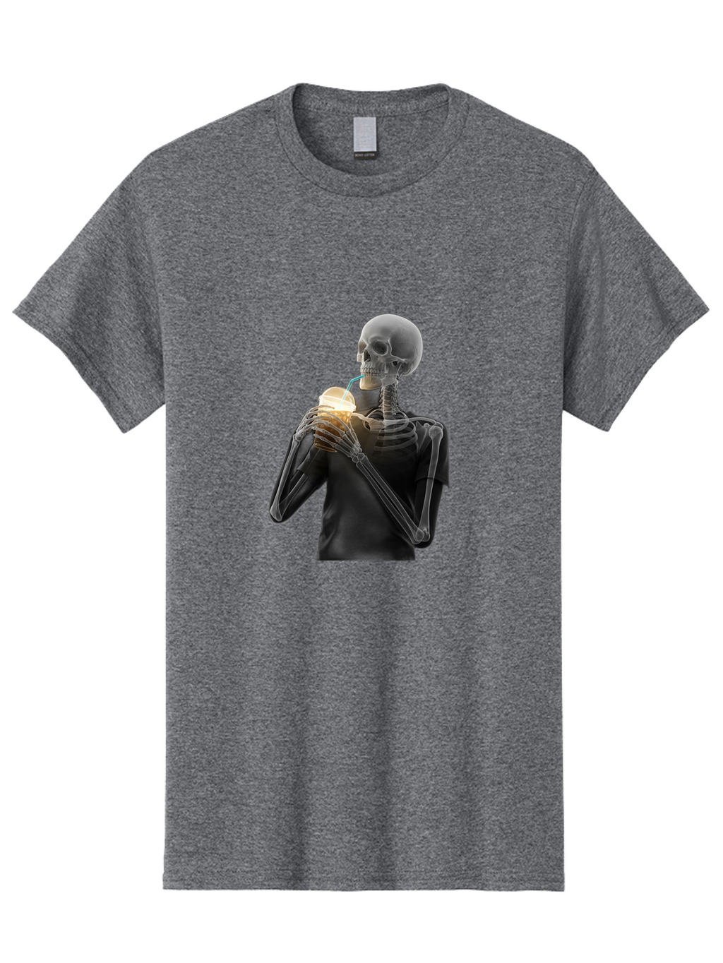 Shoulder-Skeleton Men'S Graphic Tee, 100% Cotton, Comfortable Casual Summer Wear, Machine Washable, Vintage Camera, Old Camera, Antique Camera, Black Camera, Classic Photography, Photography Equipment, Nostalgic Device, Film Camera, Camera Art Bal308
