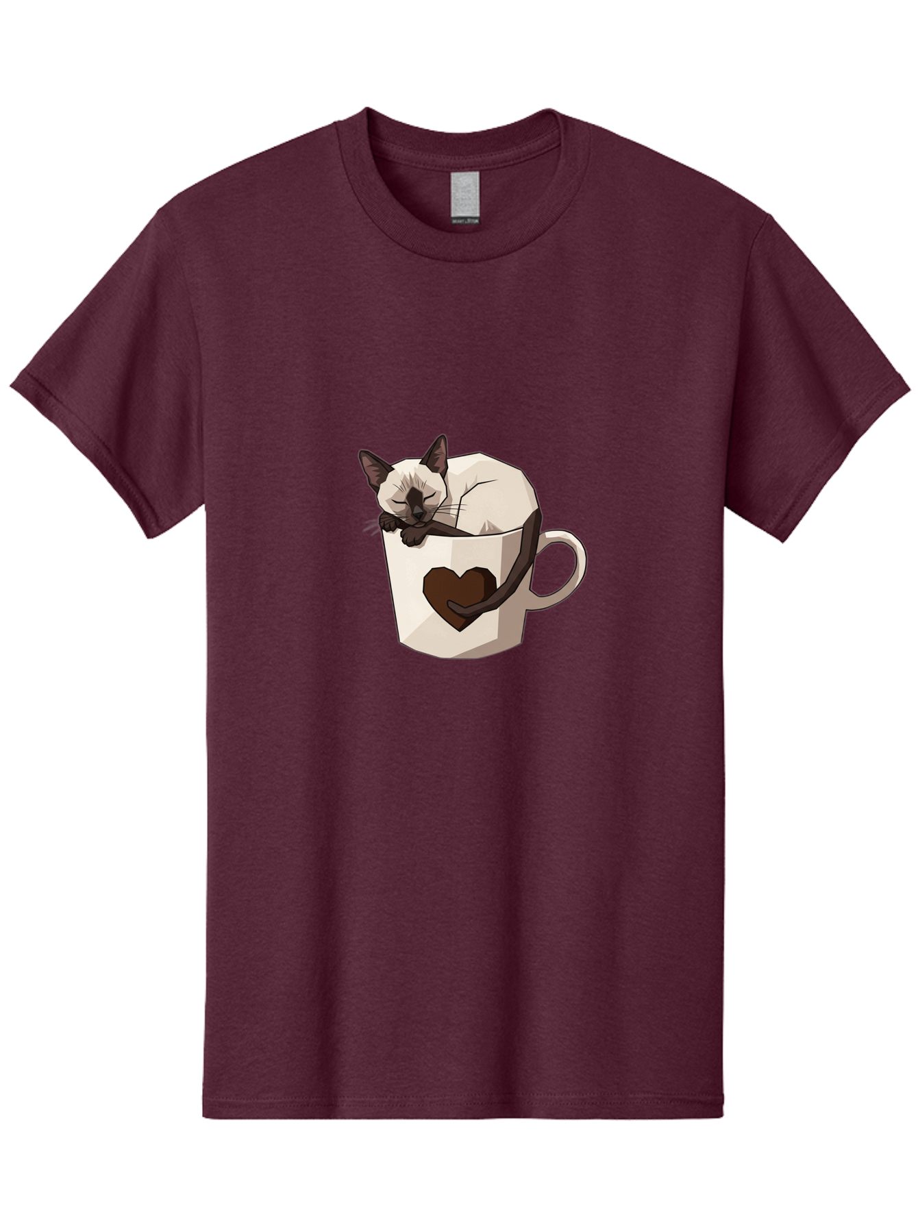 Siamese-Cat-In-Coffee-Cup Men'S Graphic Tee, 100% Cotton, Comfortable Casual Summer Wear, Machine Washable, Vintage Camera, Old Camera, Antique Camera, Black Camera, Classic Photography, Photography Equipment, Nostalgic Device, Film Camera, Bal309
