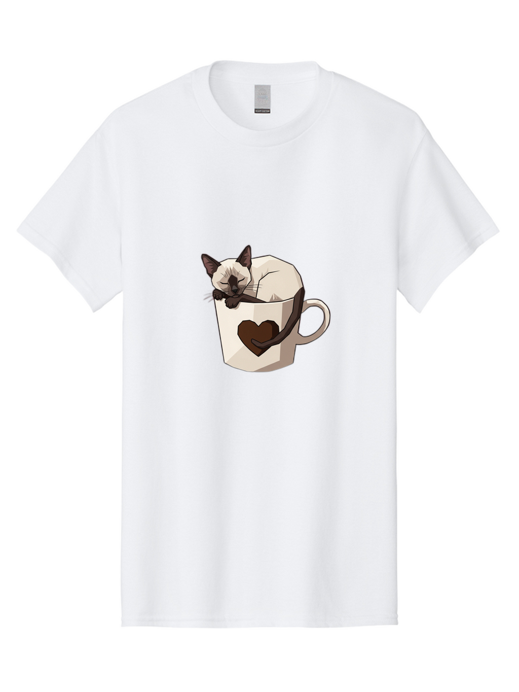 Siamese-Cat-In-Coffee-Cup Men'S Graphic Tee, 100% Cotton, Comfortable Casual Summer Wear, Machine Washable, Vintage Camera, Old Camera, Antique Camera, Black Camera, Classic Photography, Photography Equipment, Nostalgic Device, Film Camera, Bal309