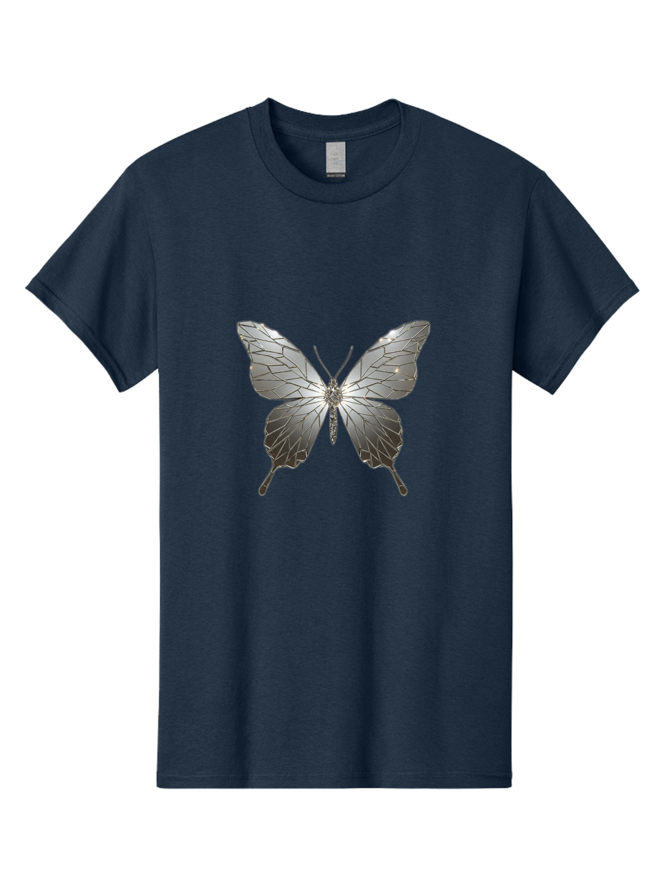 Silver-Butterfly Men'S Graphic Tee, 100% Cotton, Comfortable Casual Summer Wear, Machine Washable, Vintage Camera, Old Camera, Antique Camera, Black Camera, Classic Photography, Photography Equipment, Nostalgic Device, Film Camera, Camera Art Bal310
