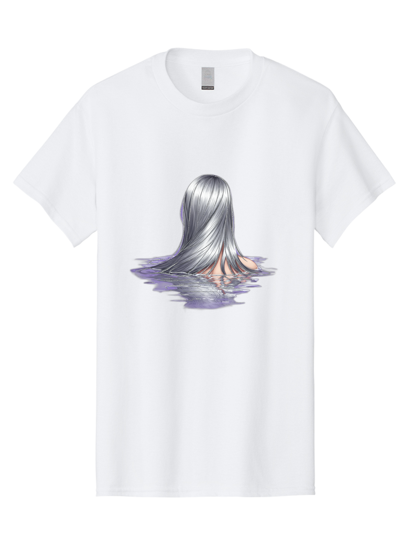 Silver-Hair-In-Water Men'S Graphic Tee, 100% Cotton, Comfortable Casual Summer Wear, Machine Washable, Vintage Camera, Old Camera, Antique Camera, Black Camera, Classic Photography, Photography Equipment, Nostalgic Device, Film Camera, Bal312