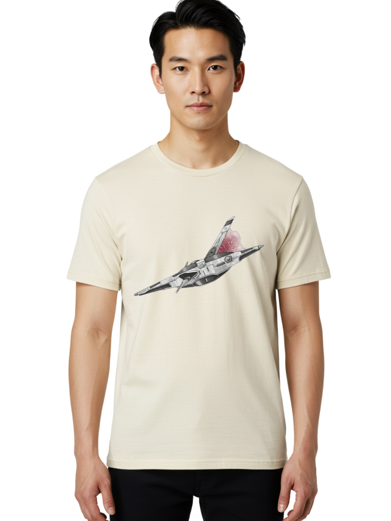 Silver-Spaceship Men'S Graphic Tee, 100% Cotton, Comfortable Casual Summer Wear, Machine Washable, Vintage Camera, Old Camera, Antique Camera, Black Camera, Classic Photography, Photography Equipment, Nostalgic Device, Film Camera, Camera Art Bal313
