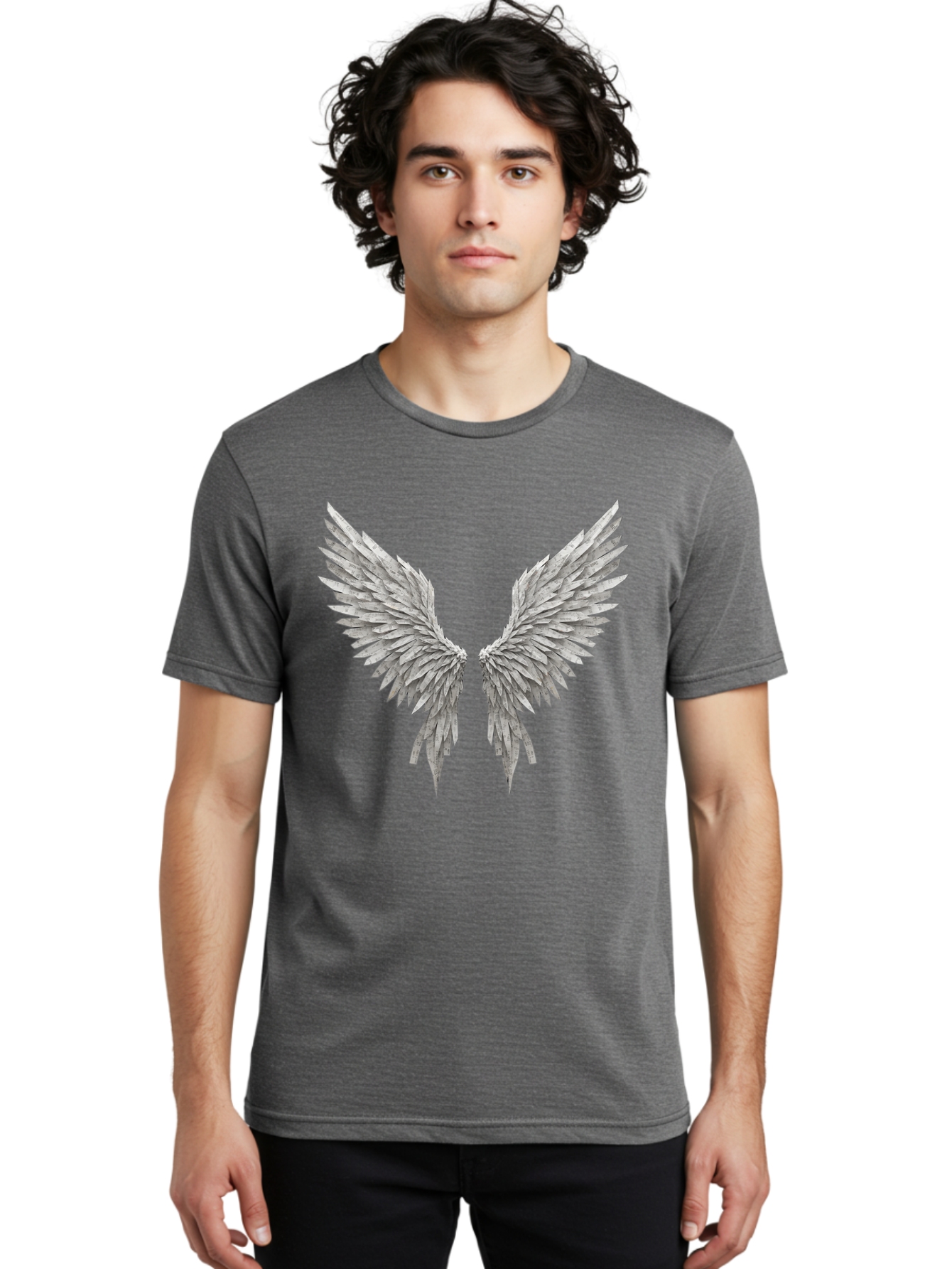 Silver-Wings Men'S Graphic Tee, 100% Cotton, Comfortable Casual Summer Wear, Machine Washable, Vintage Camera, Old Camera, Antique Camera, Black Camera, Classic Photography, Photography Equipment, Nostalgic Device, Film Camera, Camera Art Bal314