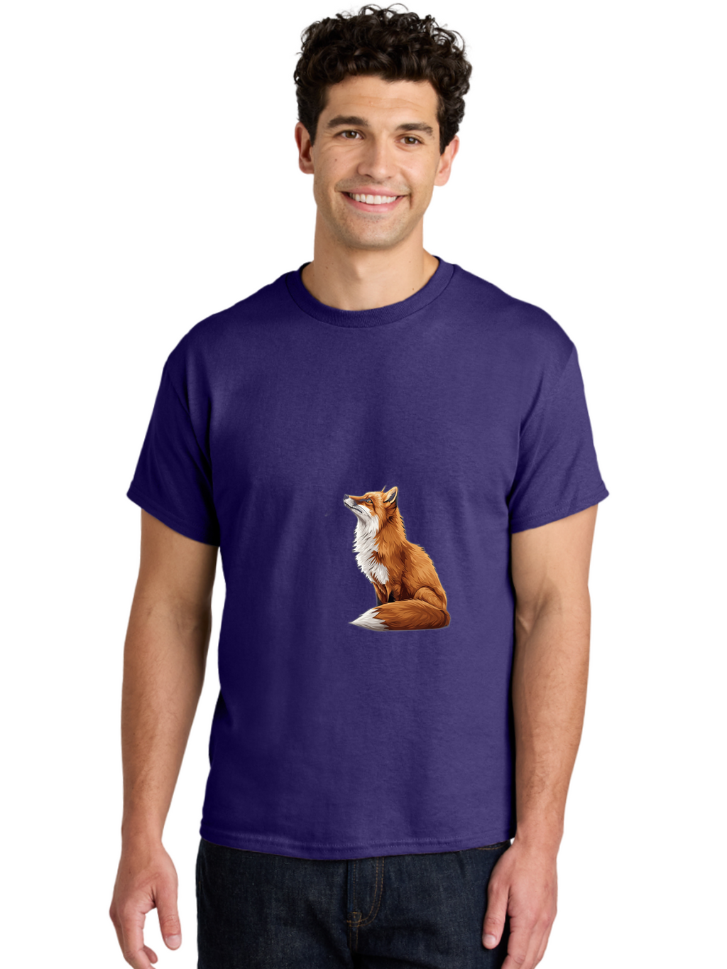 Sitting-Fox Men'S Graphic Tee, 100% Cotton, Comfortable Casual Summer Wear, Machine Washable, Vintage Camera, Old Camera, Antique Camera, Black Camera, Classic Photography, Photography Equipment, Nostalgic Device, Film Camera, Camera Art Bal315