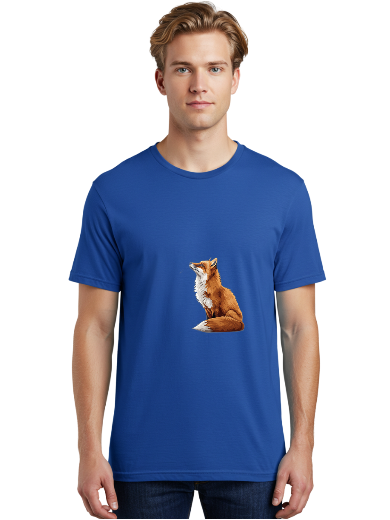 Sitting-Fox Men'S Graphic Tee, 100% Cotton, Comfortable Casual Summer Wear, Machine Washable, Vintage Camera, Old Camera, Antique Camera, Black Camera, Classic Photography, Photography Equipment, Nostalgic Device, Film Camera, Camera Art Bal315