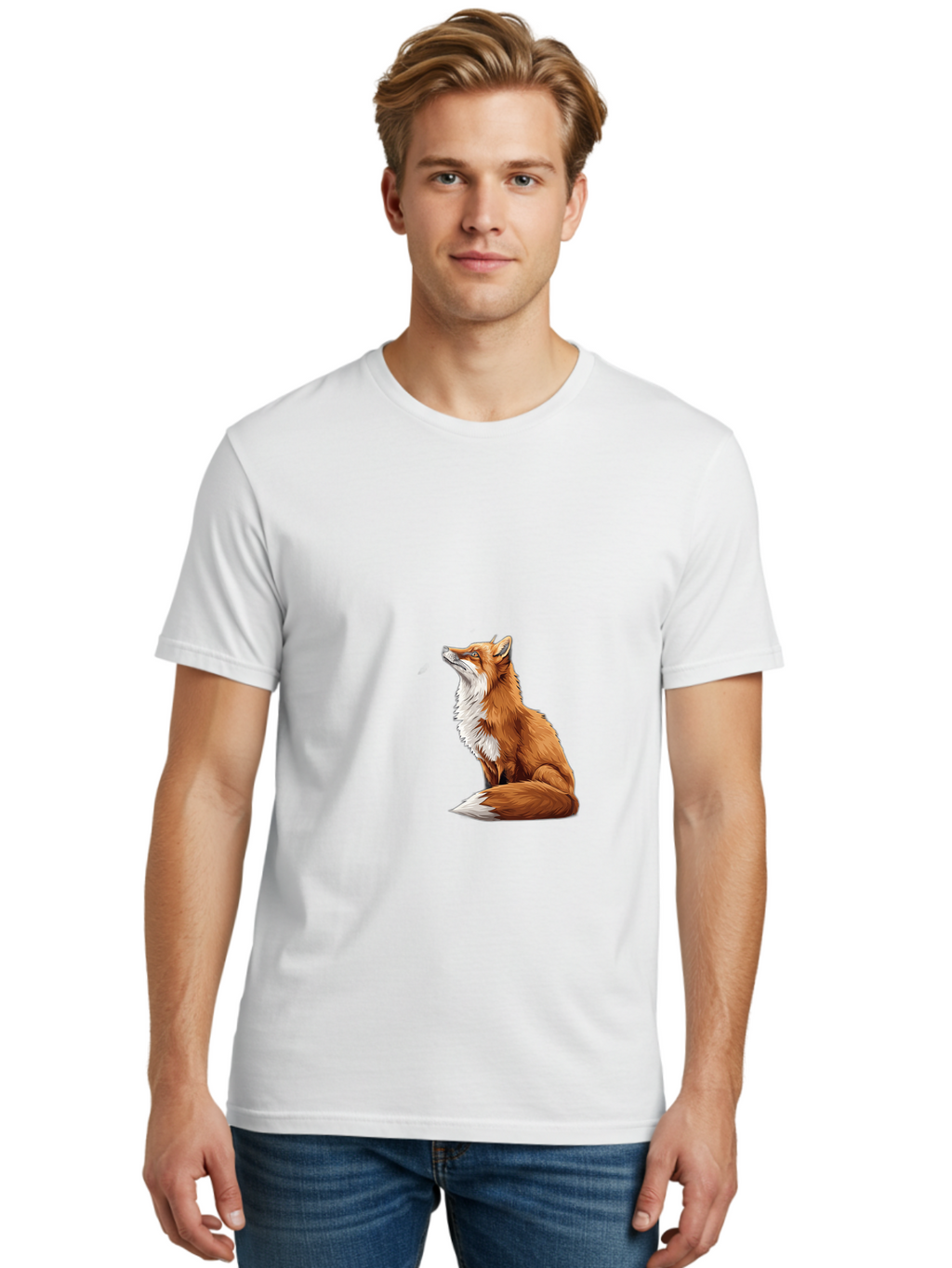 Sitting-Fox Men'S Graphic Tee, 100% Cotton, Comfortable Casual Summer Wear, Machine Washable, Vintage Camera, Old Camera, Antique Camera, Black Camera, Classic Photography, Photography Equipment, Nostalgic Device, Film Camera, Camera Art Bal315