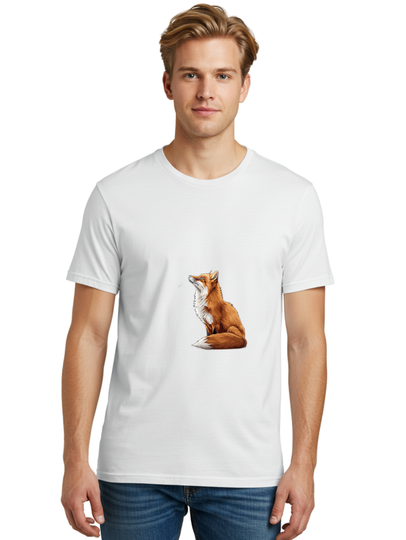 Sitting-Fox Men'S Graphic Tee, 100% Cotton, Comfortable Casual Summer Wear, Machine Washable, Vintage Camera, Old Camera, Antique Camera, Black Camera, Classic Photography, Photography Equipment, Nostalgic Device, Film Camera, Camera Art Bal315