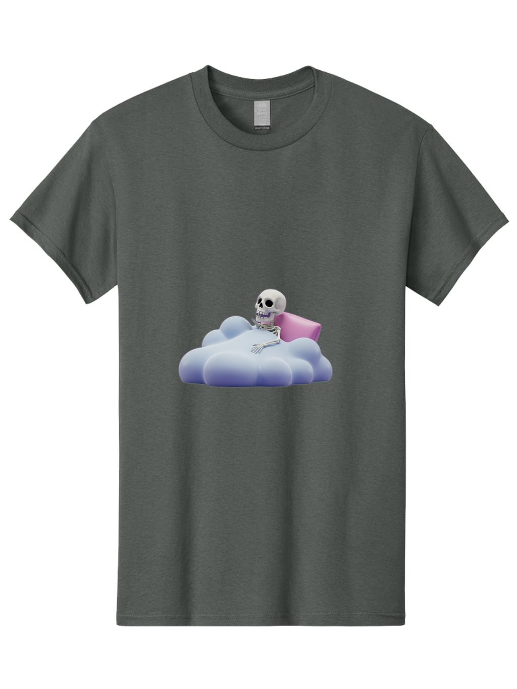 Skeleton-On-Cloud Men'S Graphic Tee, 100% Cotton, Comfortable Casual Summer Wear, Machine Washable, Vintage Camera, Old Camera, Antique Camera, Black Camera, Classic Photography, Photography Equipment, Nostalgic Device, Film Camera, Camera Art Bal321