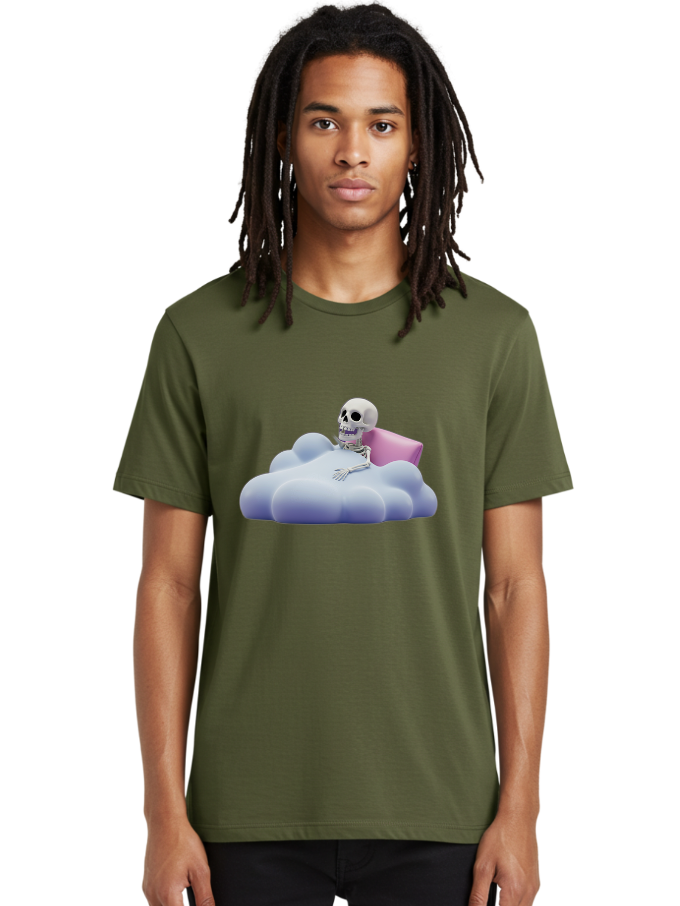 Skeleton-On-Cloud Men'S Graphic Tee, 100% Cotton, Comfortable Casual Summer Wear, Machine Washable, Vintage Camera, Old Camera, Antique Camera, Black Camera, Classic Photography, Photography Equipment, Nostalgic Device, Film Camera, Camera Art Bal321