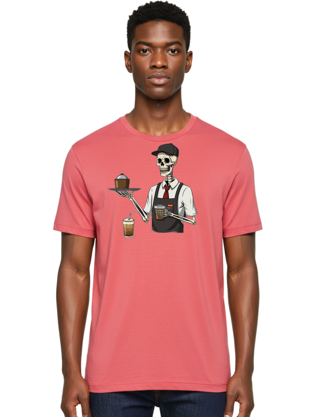 Skeleton-Server Men'S Graphic Tee, 100% Cotton, Comfortable Casual Summer Wear, Machine Washable, Vintage Camera, Old Camera, Antique Camera, Black Camera, Classic Photography, Photography Equipment, Nostalgic Device, Film Camera, Camera Art Bal322