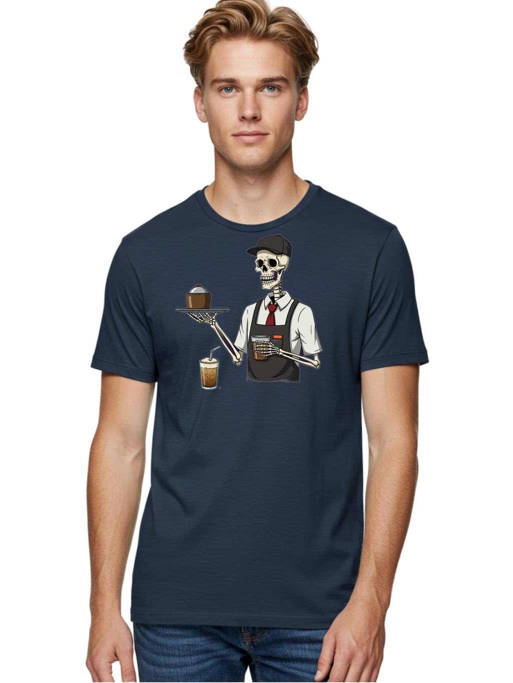 Skeleton-Server Men'S Graphic Tee, 100% Cotton, Comfortable Casual Summer Wear, Machine Washable, Vintage Camera, Old Camera, Antique Camera, Black Camera, Classic Photography, Photography Equipment, Nostalgic Device, Film Camera, Camera Art Bal322