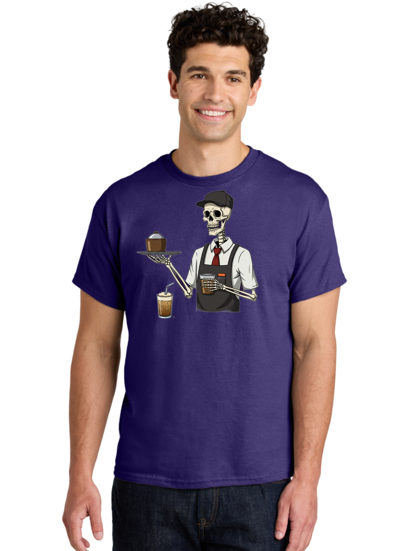 Skeleton-Server Men'S Graphic Tee, 100% Cotton, Comfortable Casual Summer Wear, Machine Washable, Vintage Camera, Old Camera, Antique Camera, Black Camera, Classic Photography, Photography Equipment, Nostalgic Device, Film Camera, Camera Art Bal322