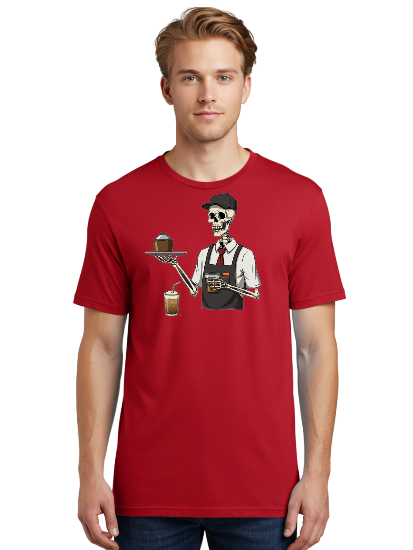 Skeleton-Server Men'S Graphic Tee, 100% Cotton, Comfortable Casual Summer Wear, Machine Washable, Vintage Camera, Old Camera, Antique Camera, Black Camera, Classic Photography, Photography Equipment, Nostalgic Device, Film Camera, Camera Art Bal322