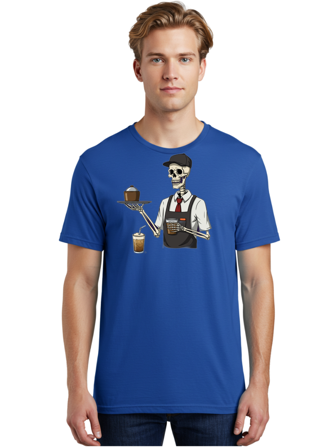 Skeleton-Server Men'S Graphic Tee, 100% Cotton, Comfortable Casual Summer Wear, Machine Washable, Vintage Camera, Old Camera, Antique Camera, Black Camera, Classic Photography, Photography Equipment, Nostalgic Device, Film Camera, Camera Art Bal322